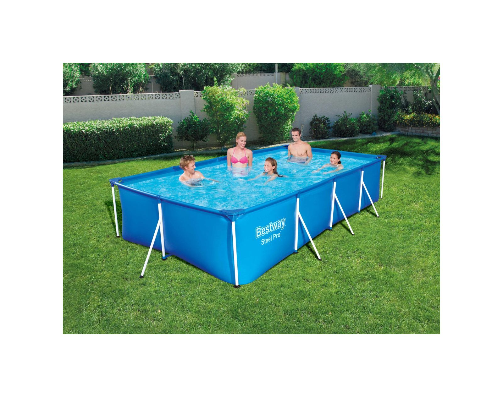 Bestway piscina steel pro frame rettangolare 400x211x81 cm - Bestway