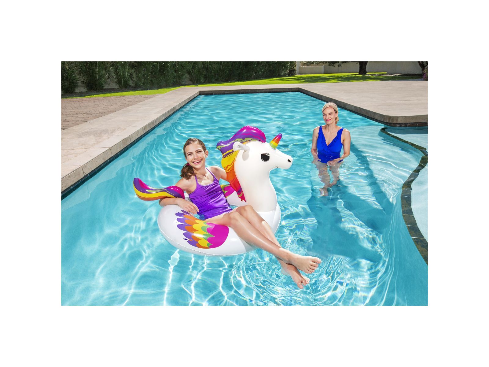 Bestway salvagente fashion unicorno fantasy 119x91 cm - Bestway