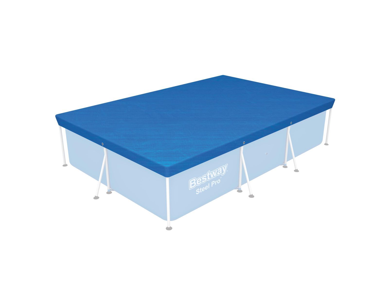Bestway copripiscina steel pro frame rettangolare 300x201x66 cm - Bestway