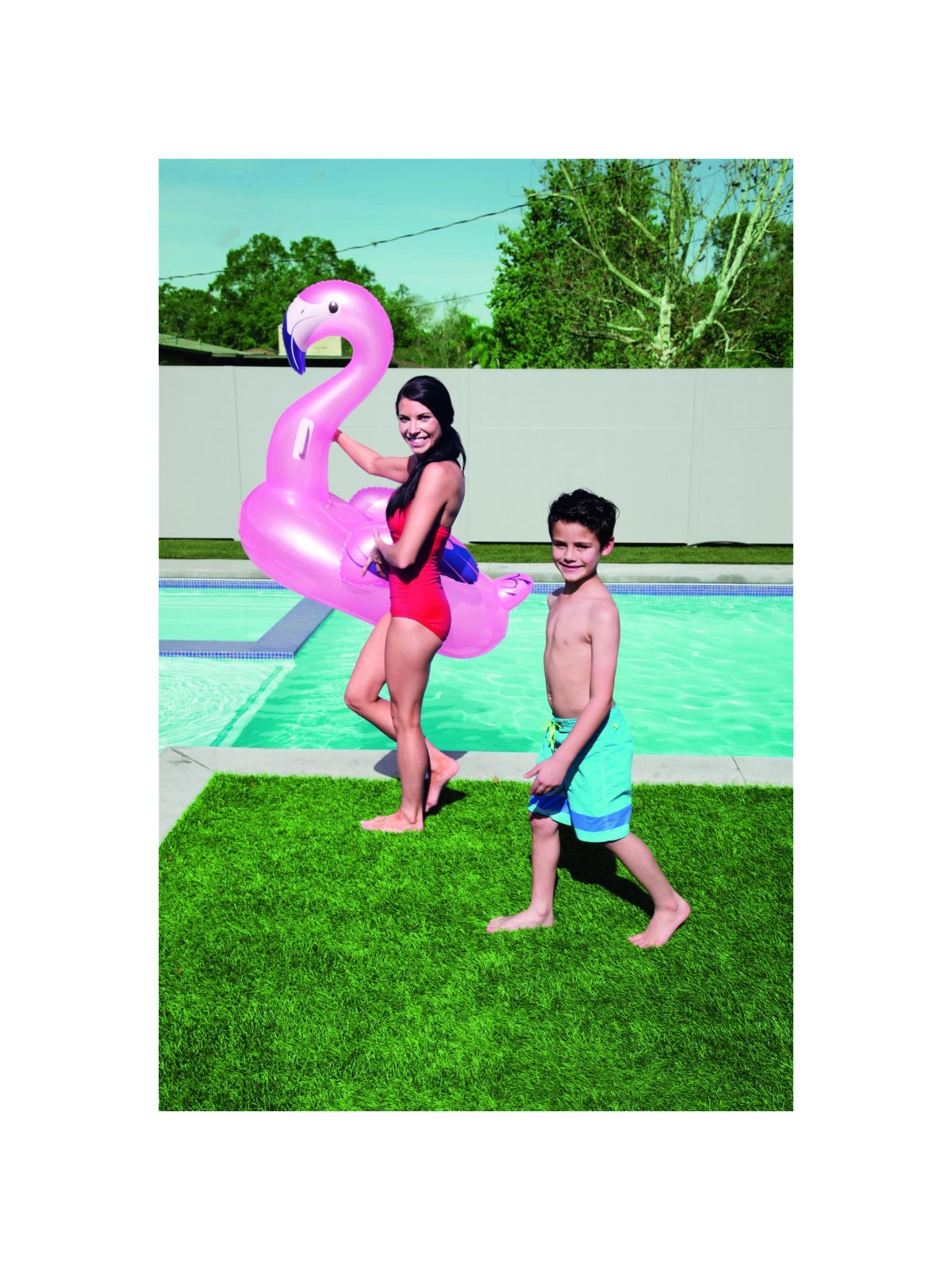 Bestway cavalcabile fenicottero 127x127 cm - Bestway