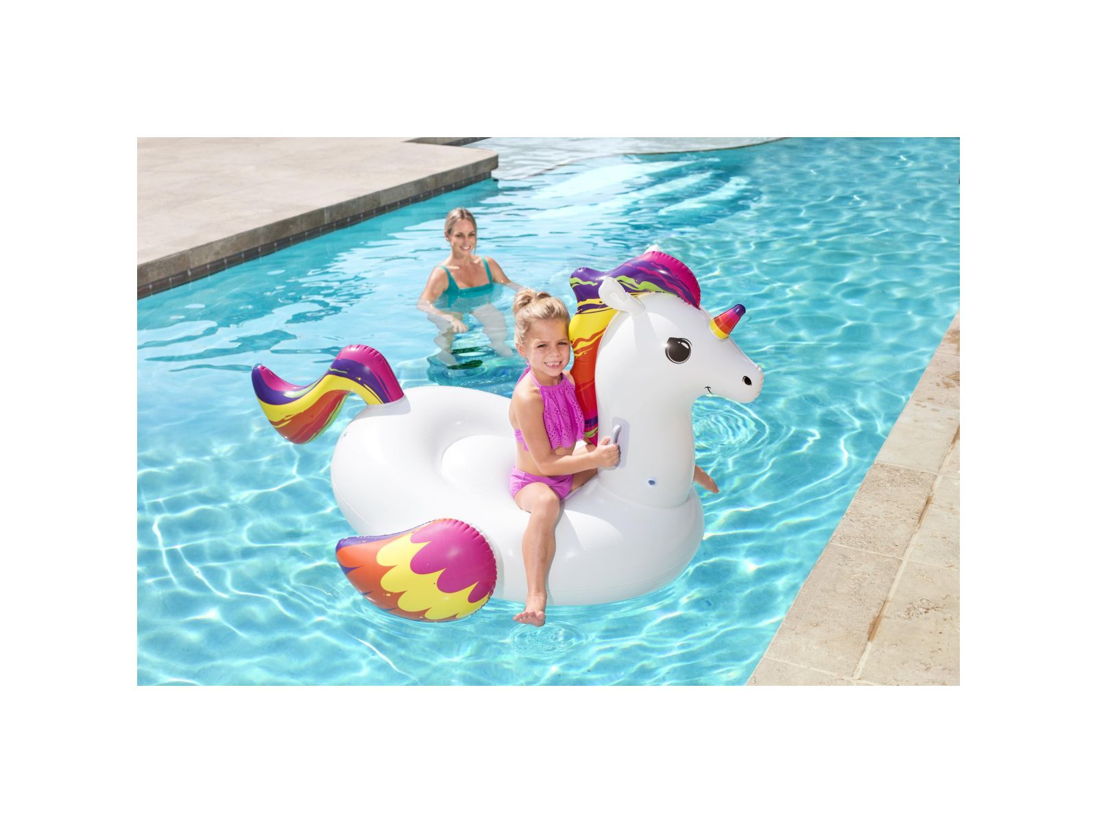 Bestway cavalcabile unicorno fantasy 150x117 cm - Bestway