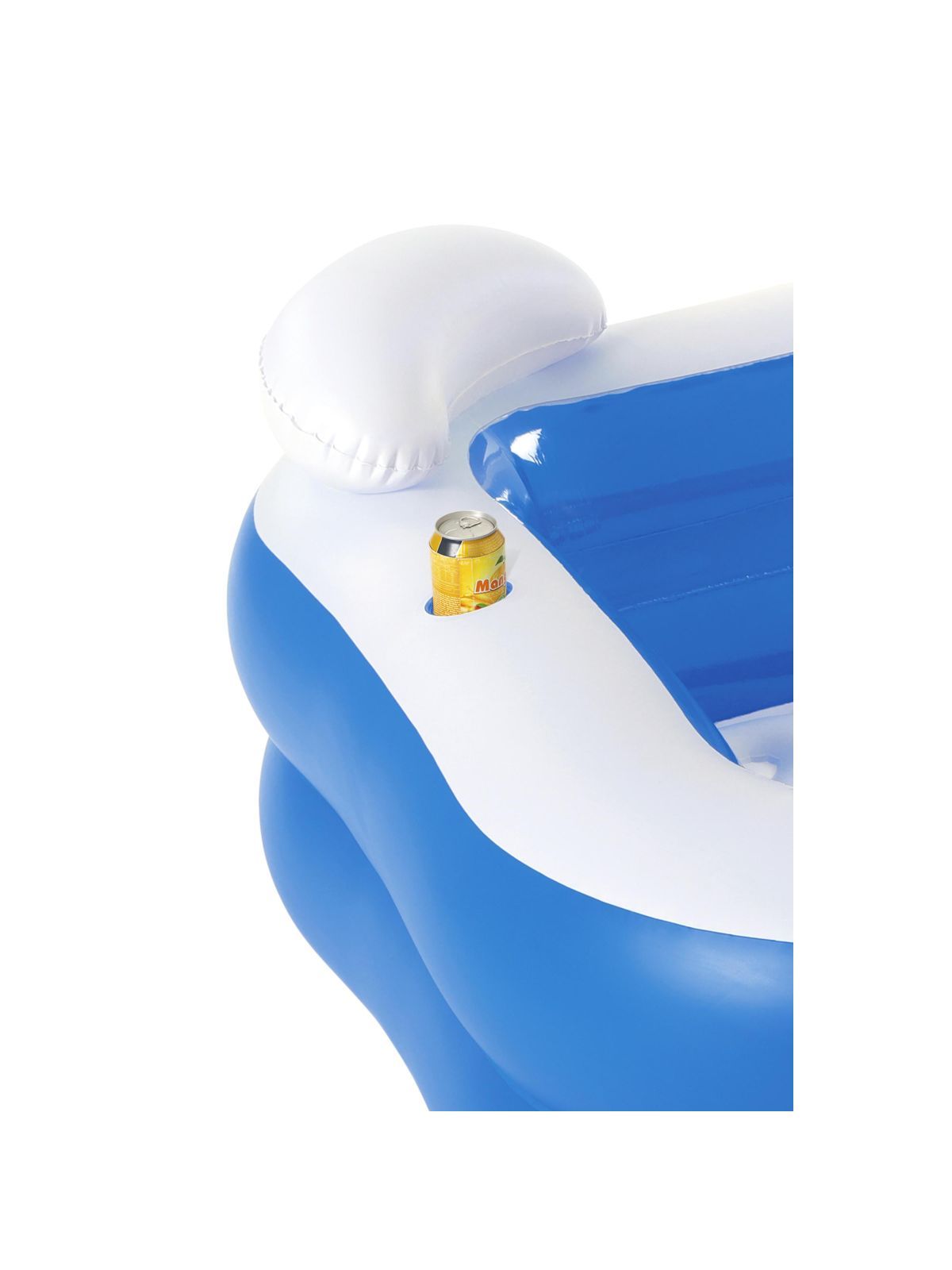 Bestway piscina family pentagono 213x206x69 cm con due sedute, due poggiatesta e due portabicchieri - Bestway