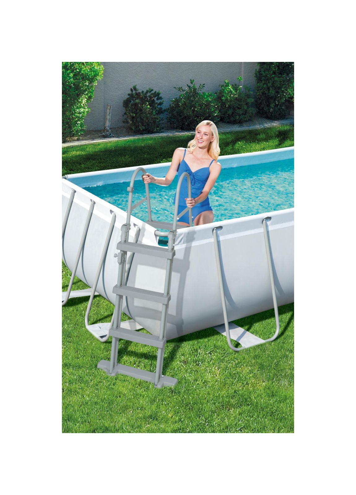 Bestway piscina power steel frame  rettangolare cm. 404x201x100 - Bestway