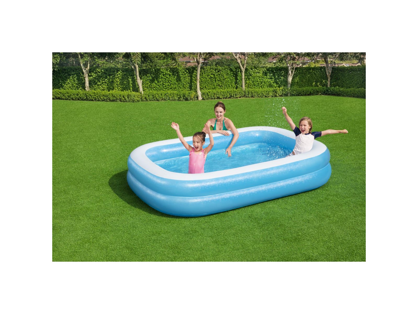 Bestway piscina family rettangolare  a 2 anelli 262x175x51 cm - Bestway