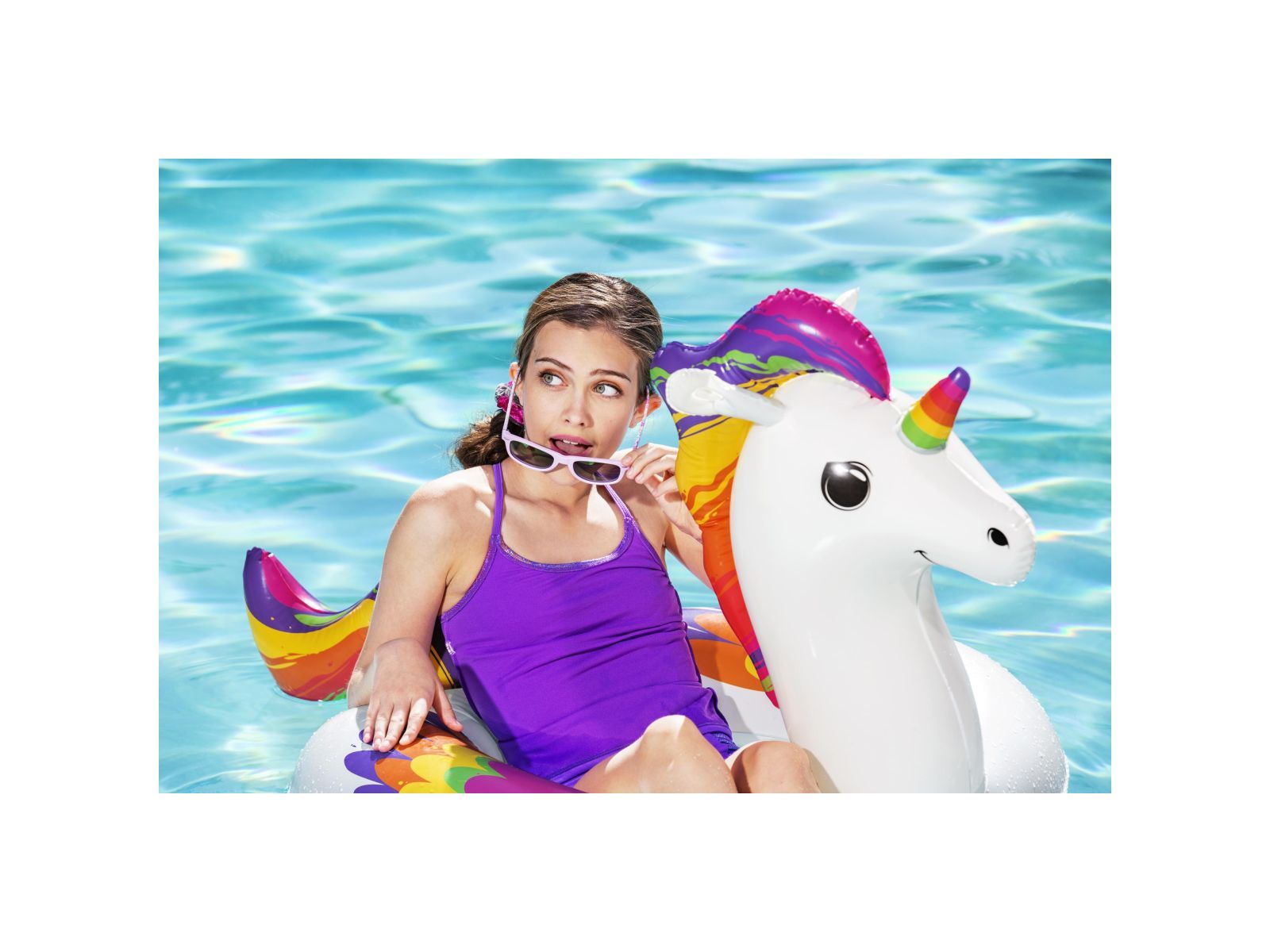 Bestway salvagente fashion unicorno fantasy 119x91 cm - Bestway