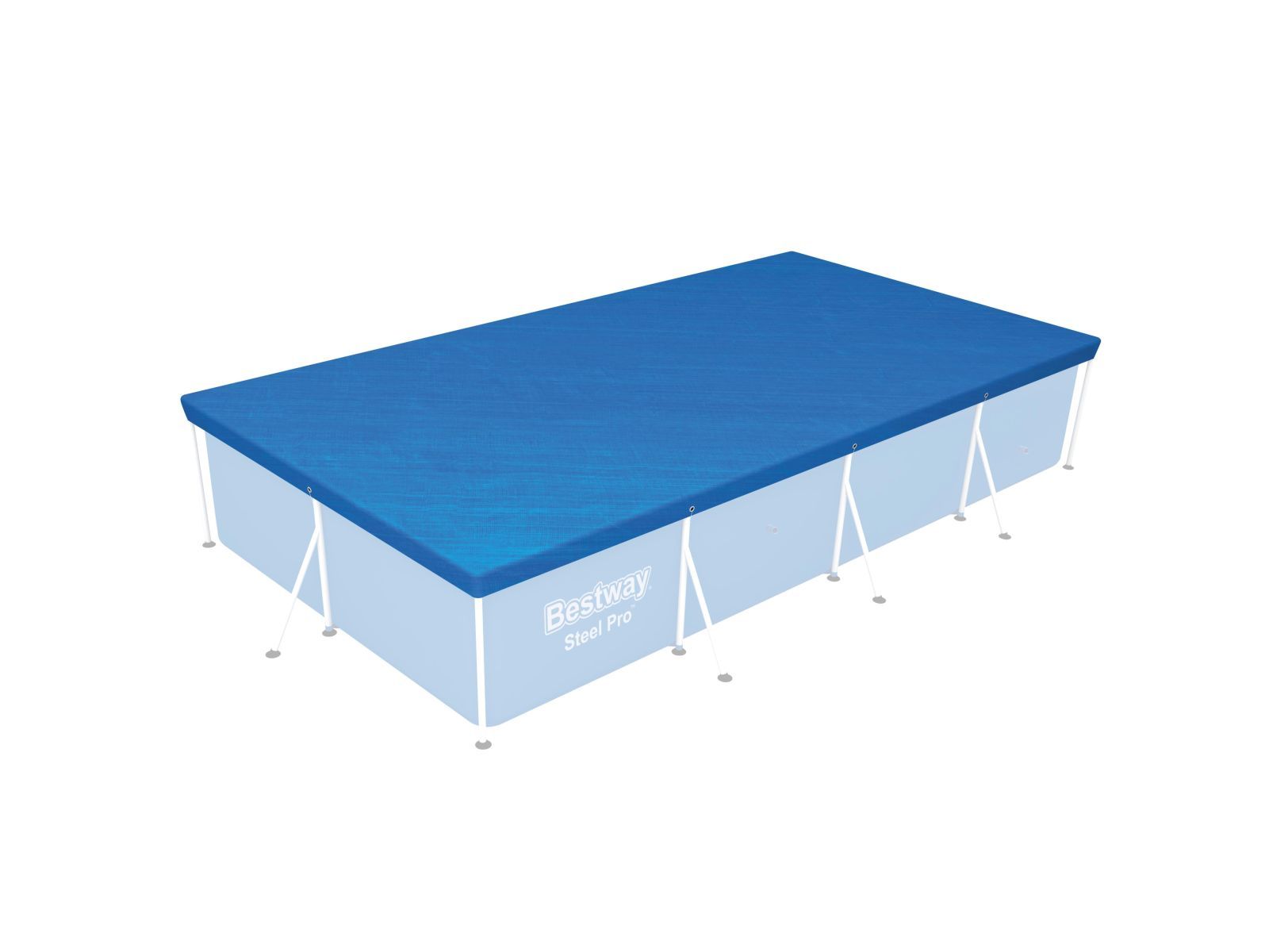 Bestway copripiscina steel pro frame rettangolare 400x211x81 cm - Bestway
