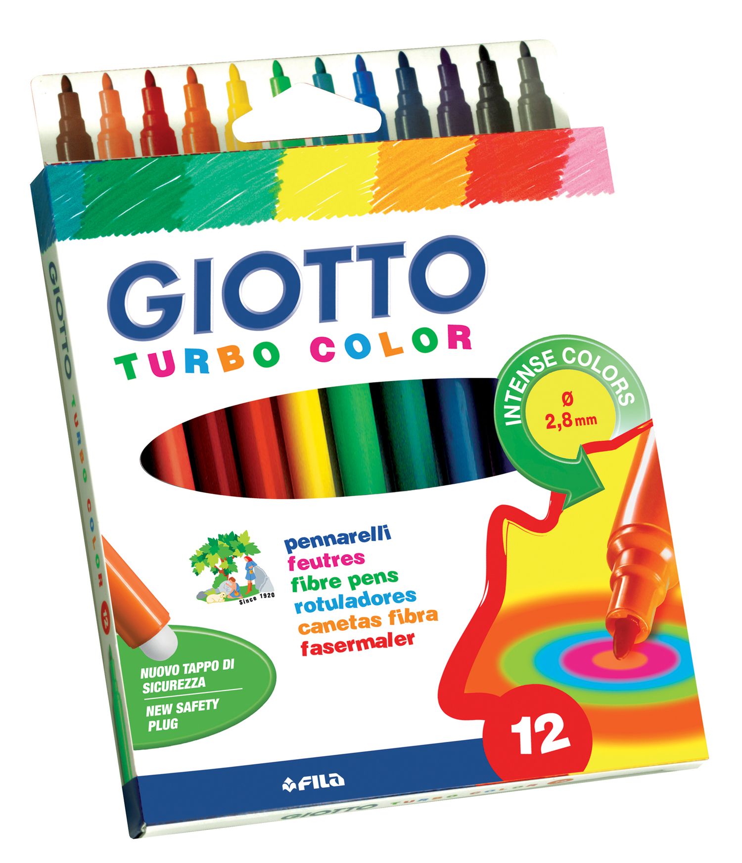 Ast giotto turbo color 12 pz - GIOTTO