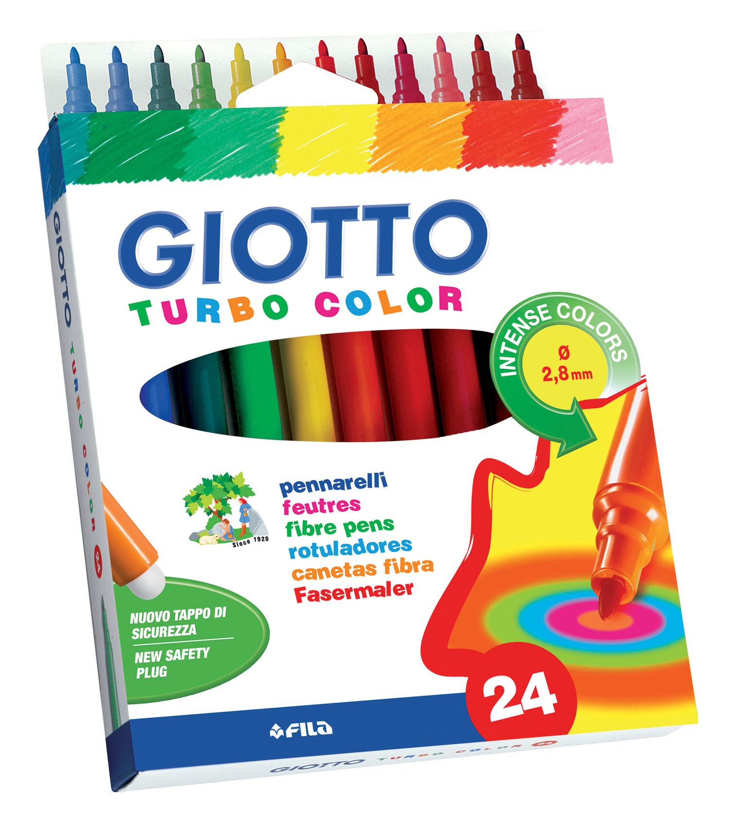 Ast giotto turbo color 24 pz - GIOTTO