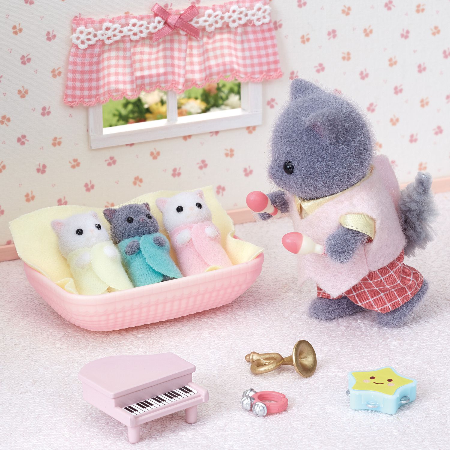 Sylvanian families - trigemini gatto persiano - SYLVANIAN FAMILIES