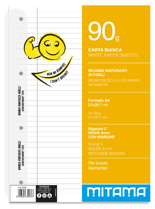Ricambio maxi quaderni rinforzati mitama c - MITAMA
