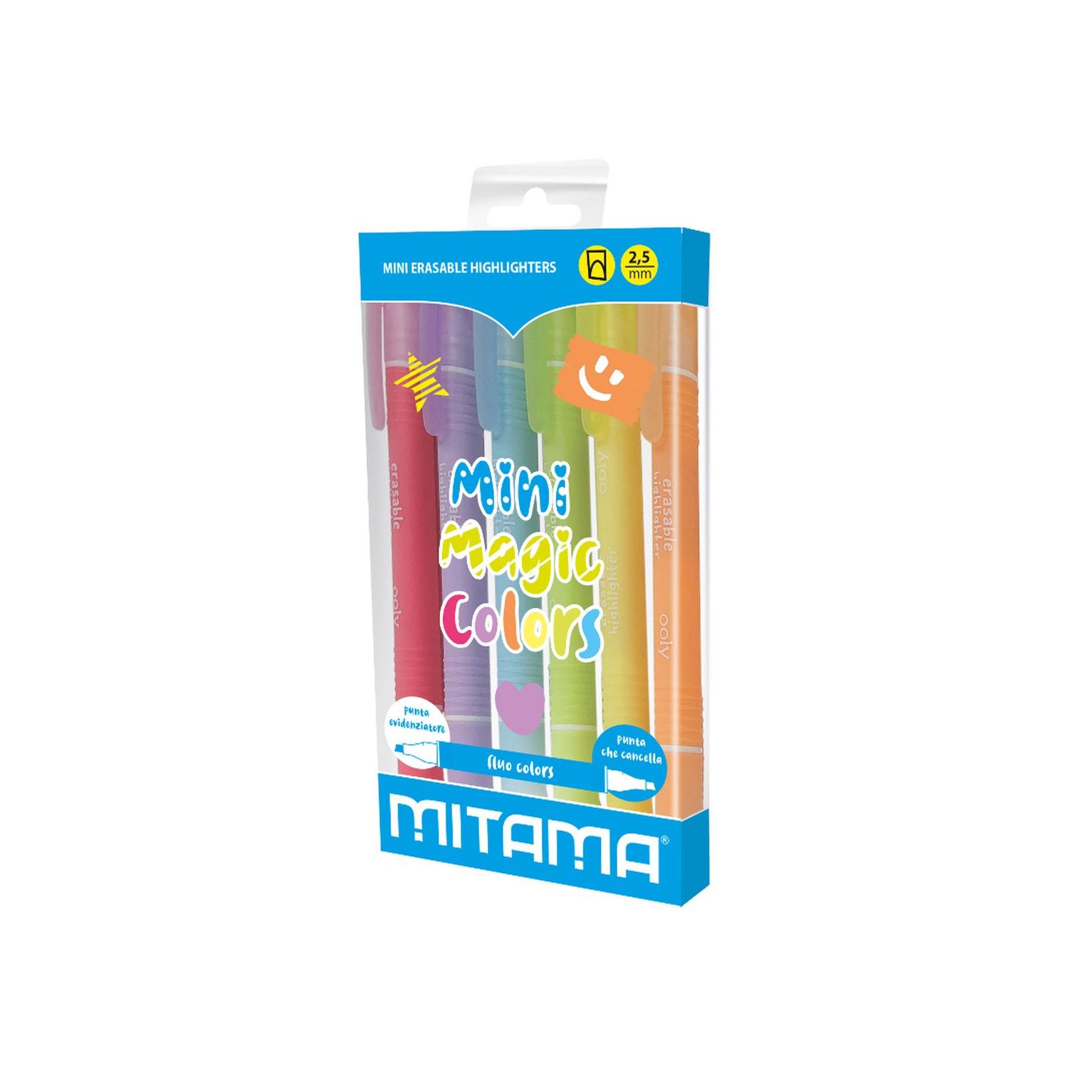 Evidenziatore cancellabile mitama pz. 6 - MITAMA
