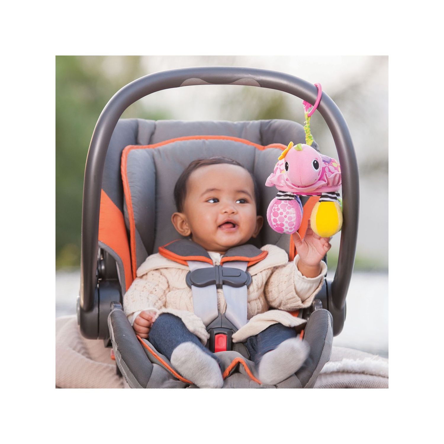 Sonaglino tartaruga rosa - INFANTINO