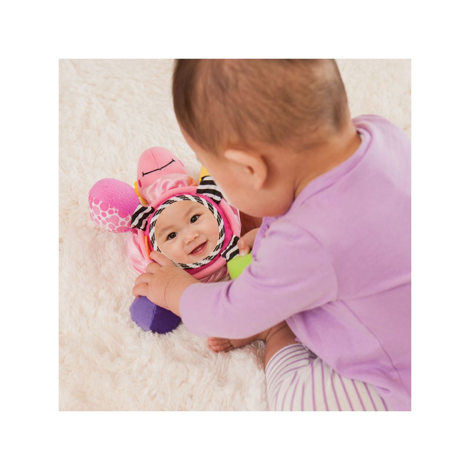 Sonaglino tartaruga rosa - INFANTINO