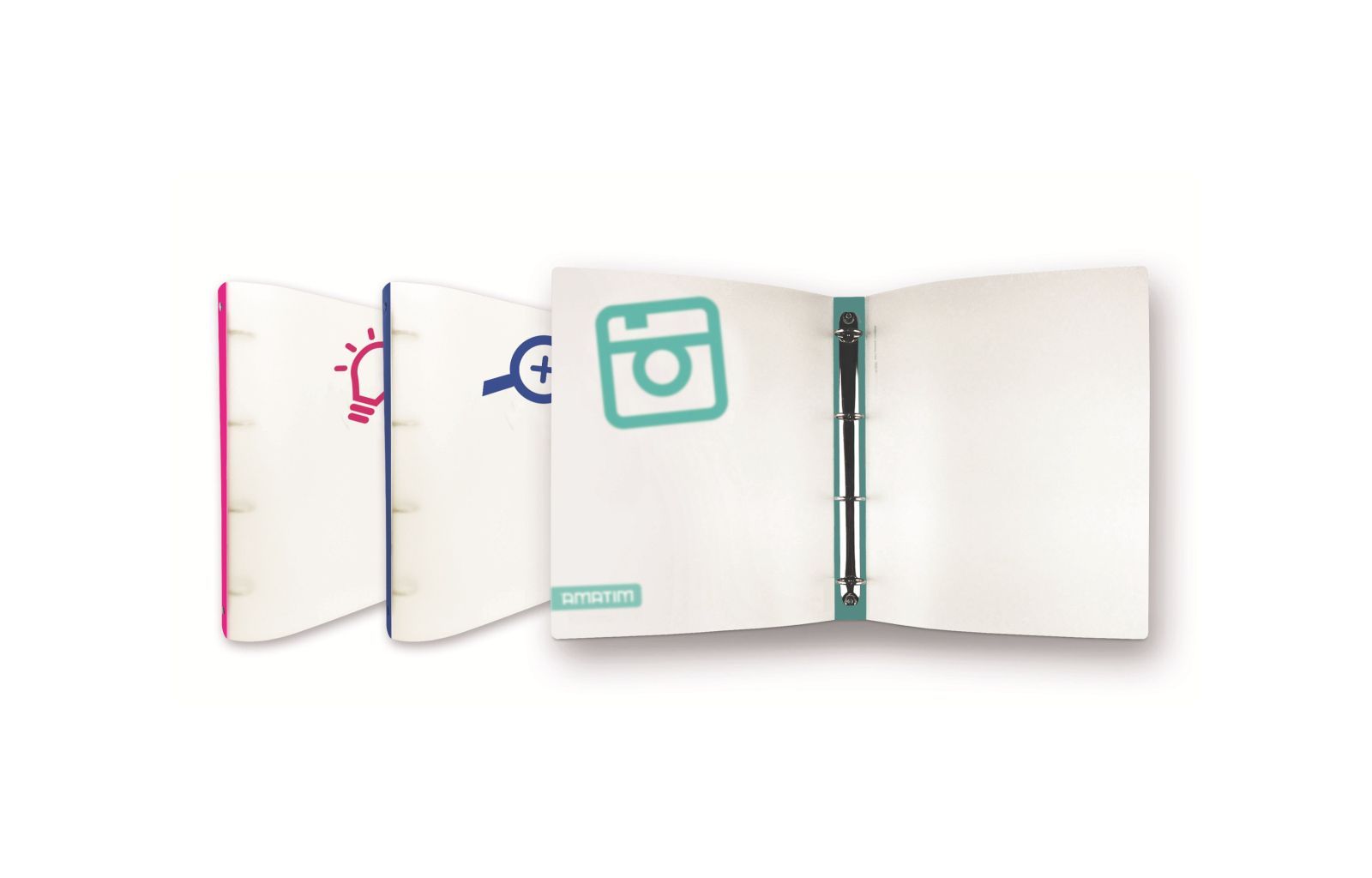 Cartella 4 anelli  in pp 100% riciclabile mitama - MITAMA