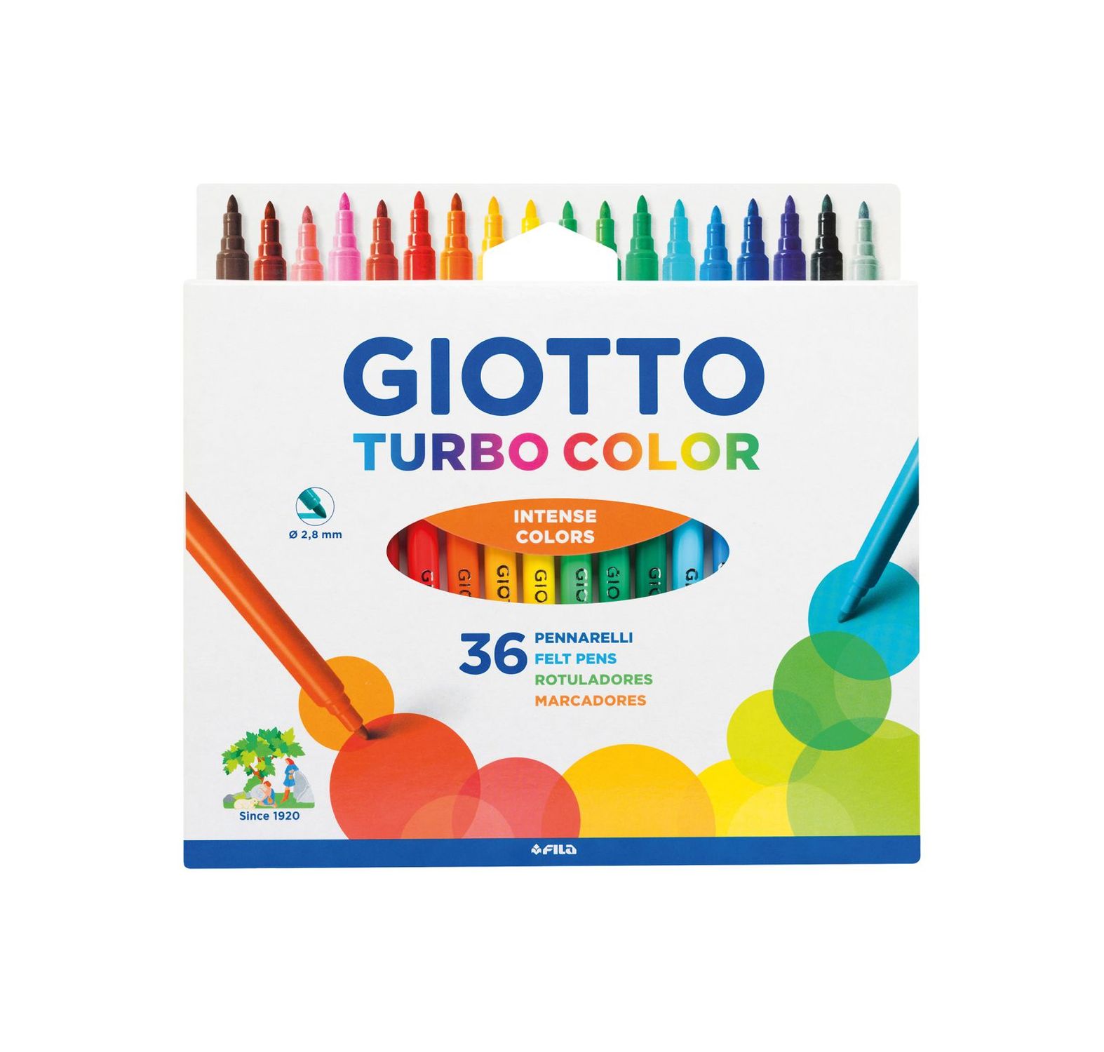 Ast giotto turbo color 36 pz - GIOTTO
