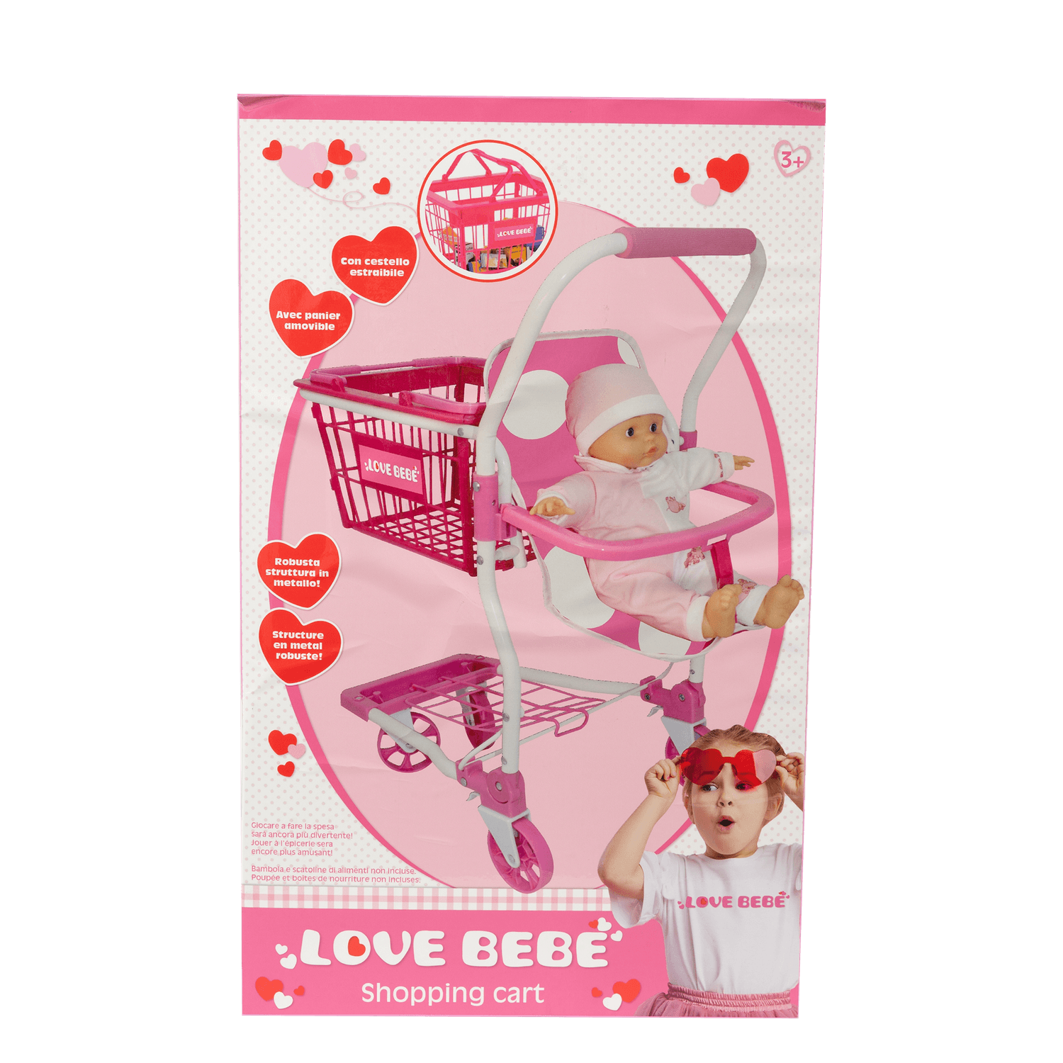Carrello spesa bebe - LOVE BEBÈ
