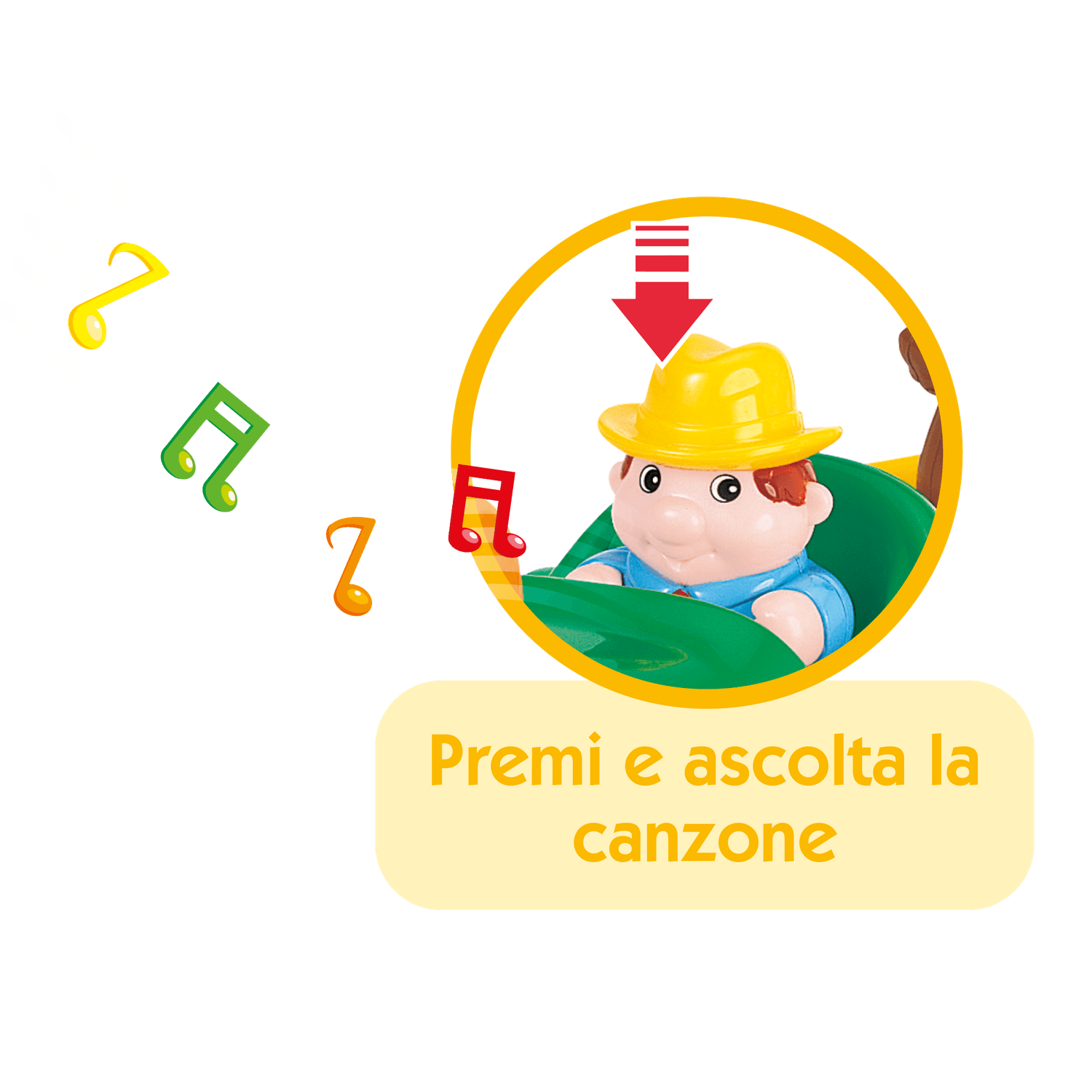 Trattore con animali - farm tractor - BABY SMILE