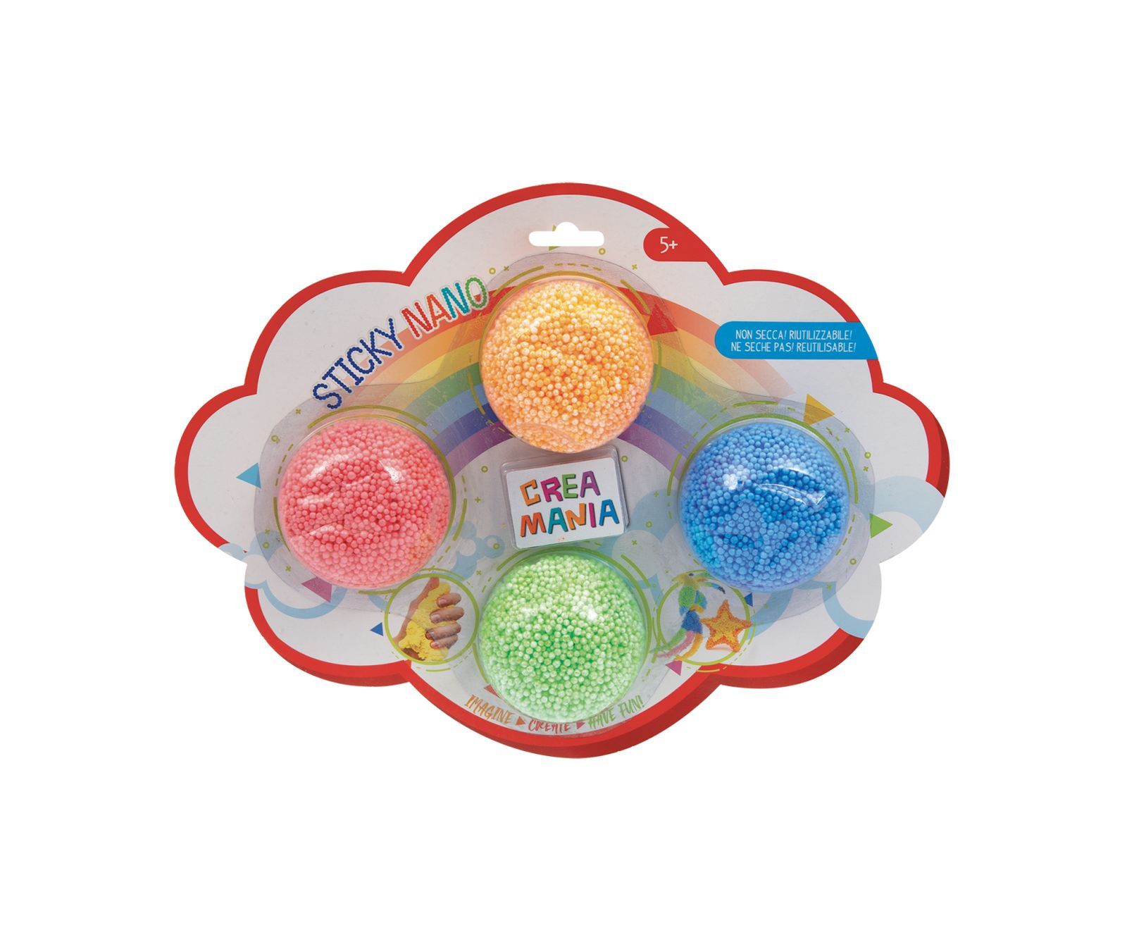 Sticky nano - sfere da modellare 4pcs - CREA MANIA