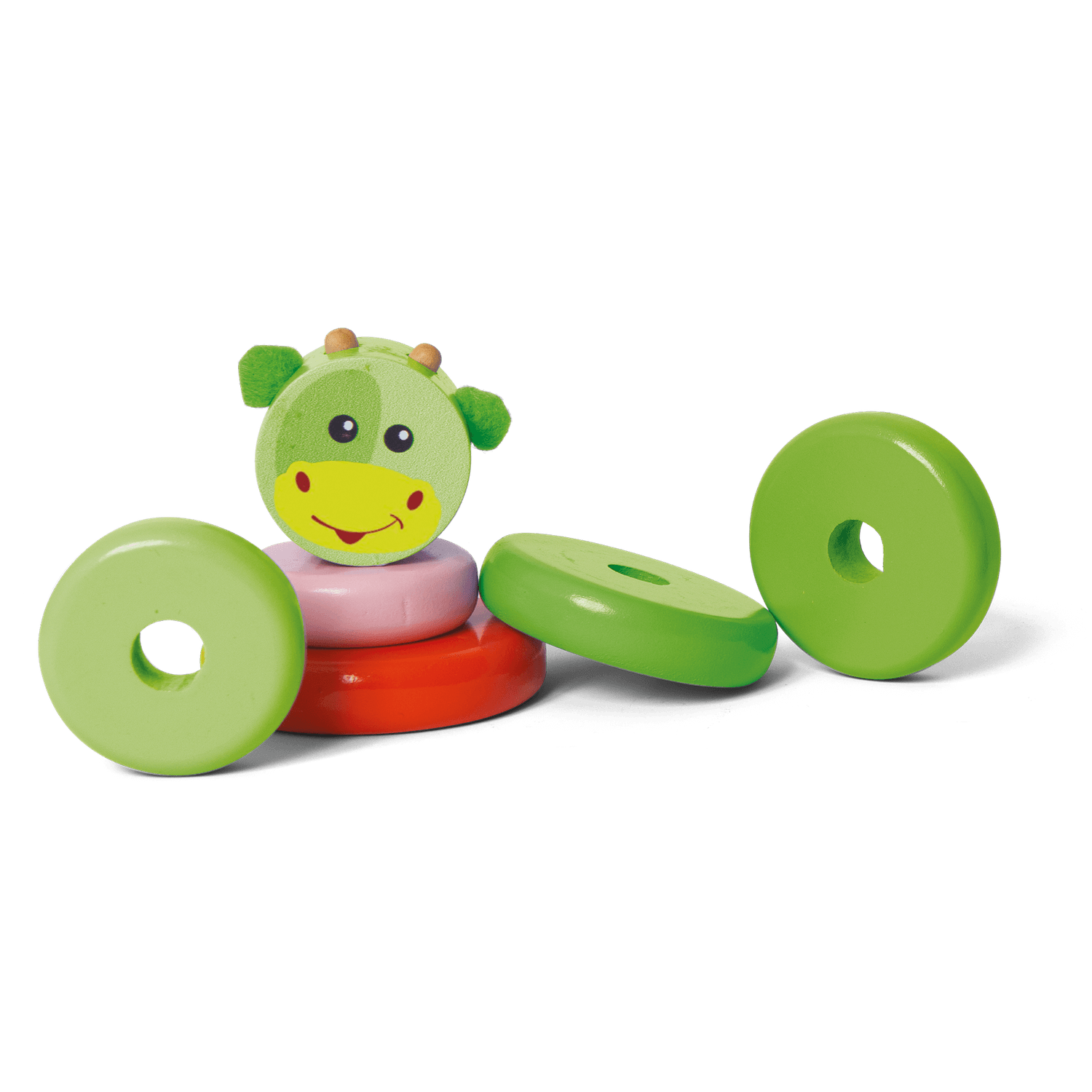 Camion con animali da impilare - WOOD 'N' PLAY