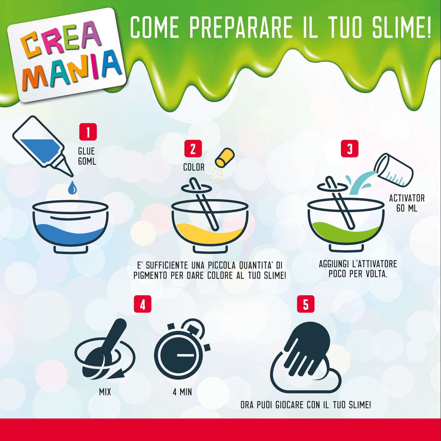 Slime super kit - CREA MANIA