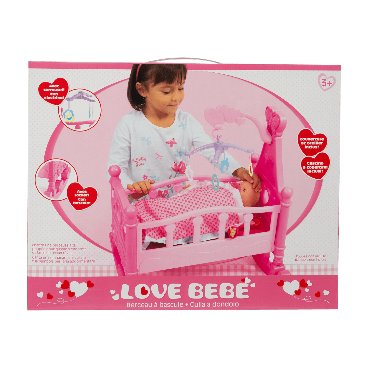 Lettino per bambola - LOVE BEBÈ