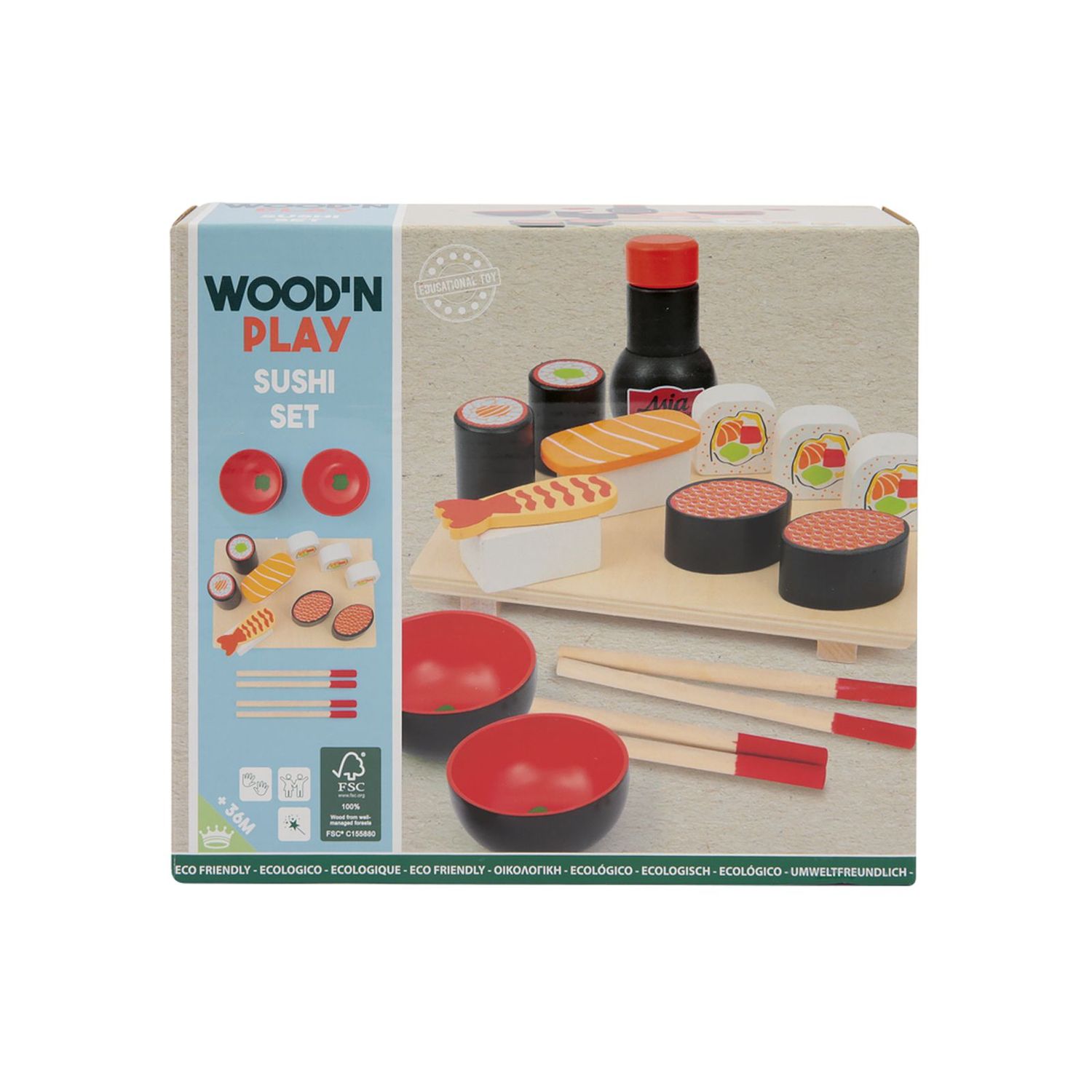 Sushi set - WOOD 'N' PLAY