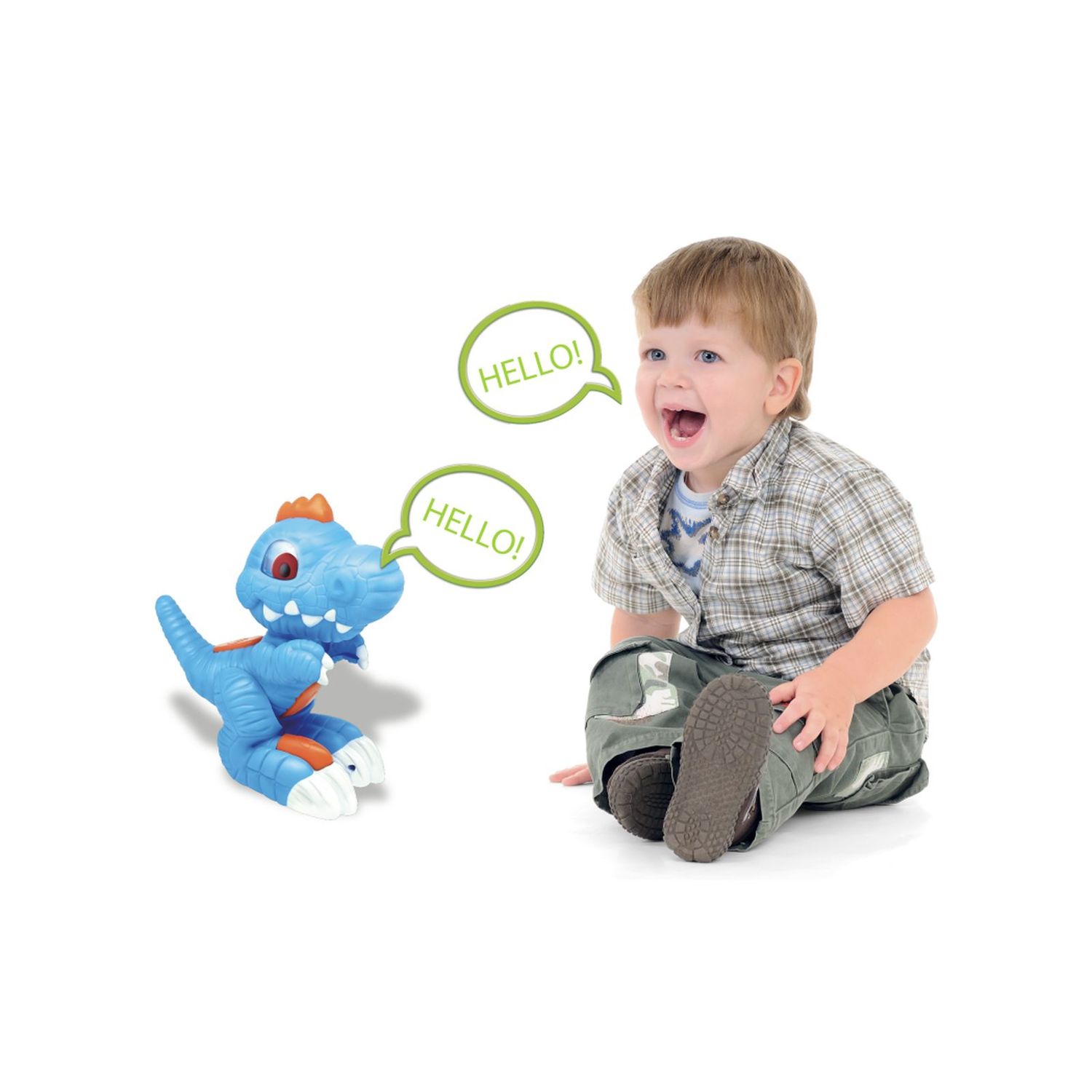 Dinosauro interattivo - talk&amp;touch dino - BABY SMILE