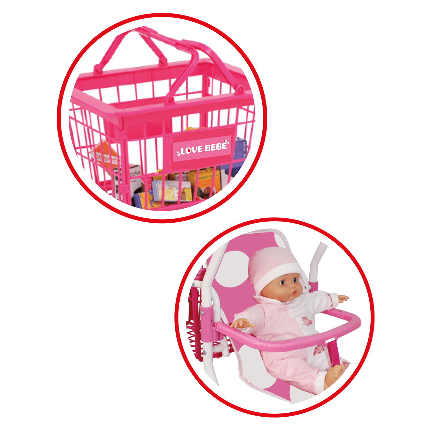Carrello spesa bebe - LOVE BEBÈ