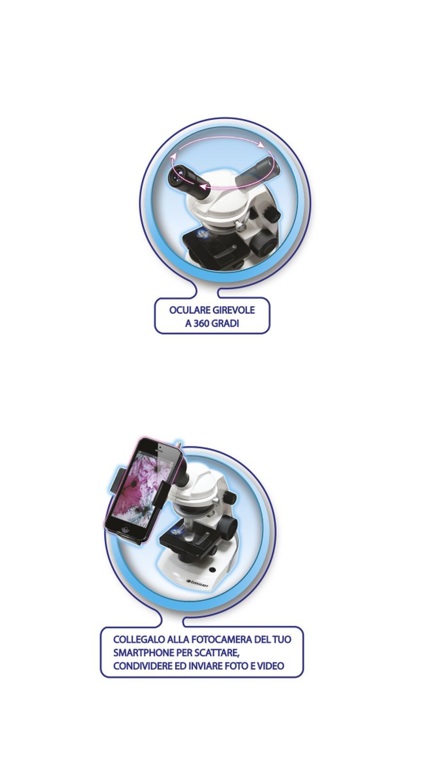 Microscopio digitale hd 360° - MICRO PLANET