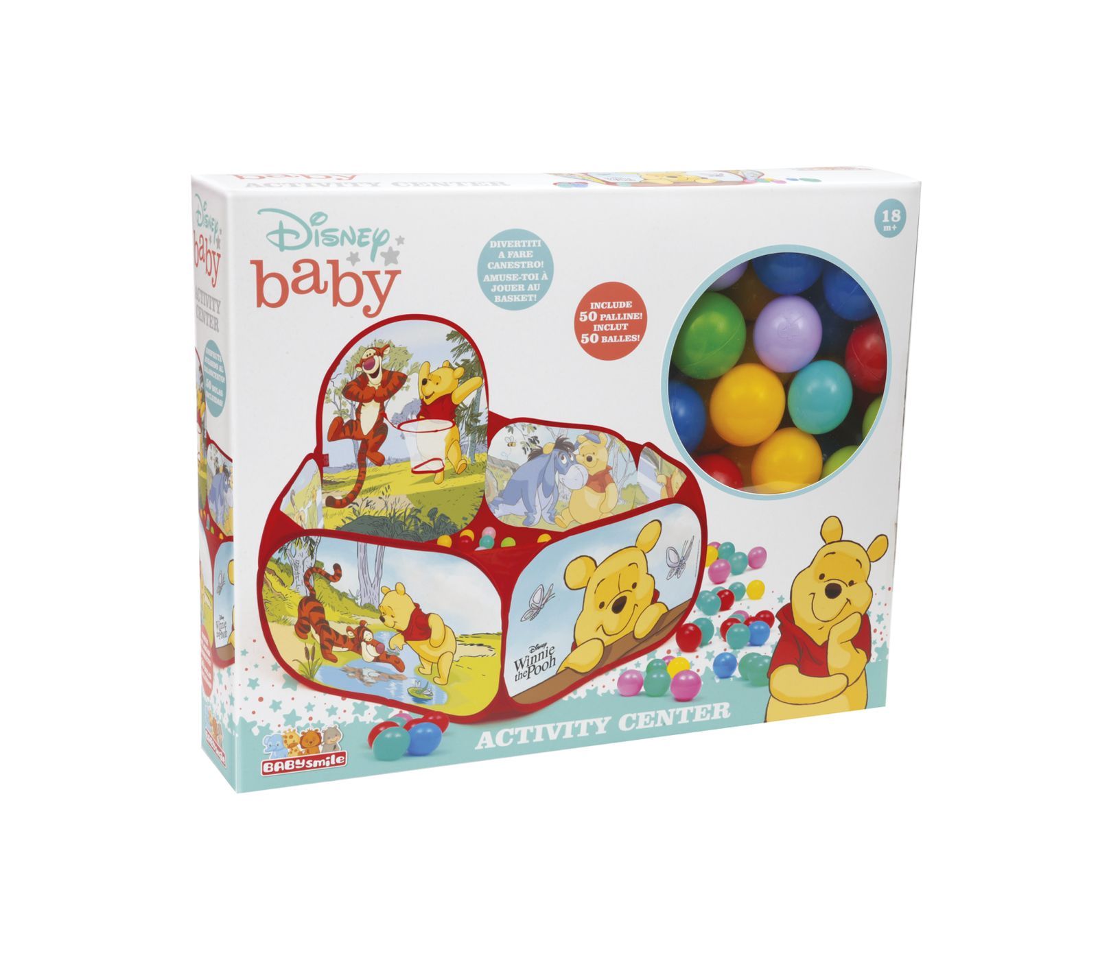 Centro gioco con canestro - winnie the pooh - BABY SMILE