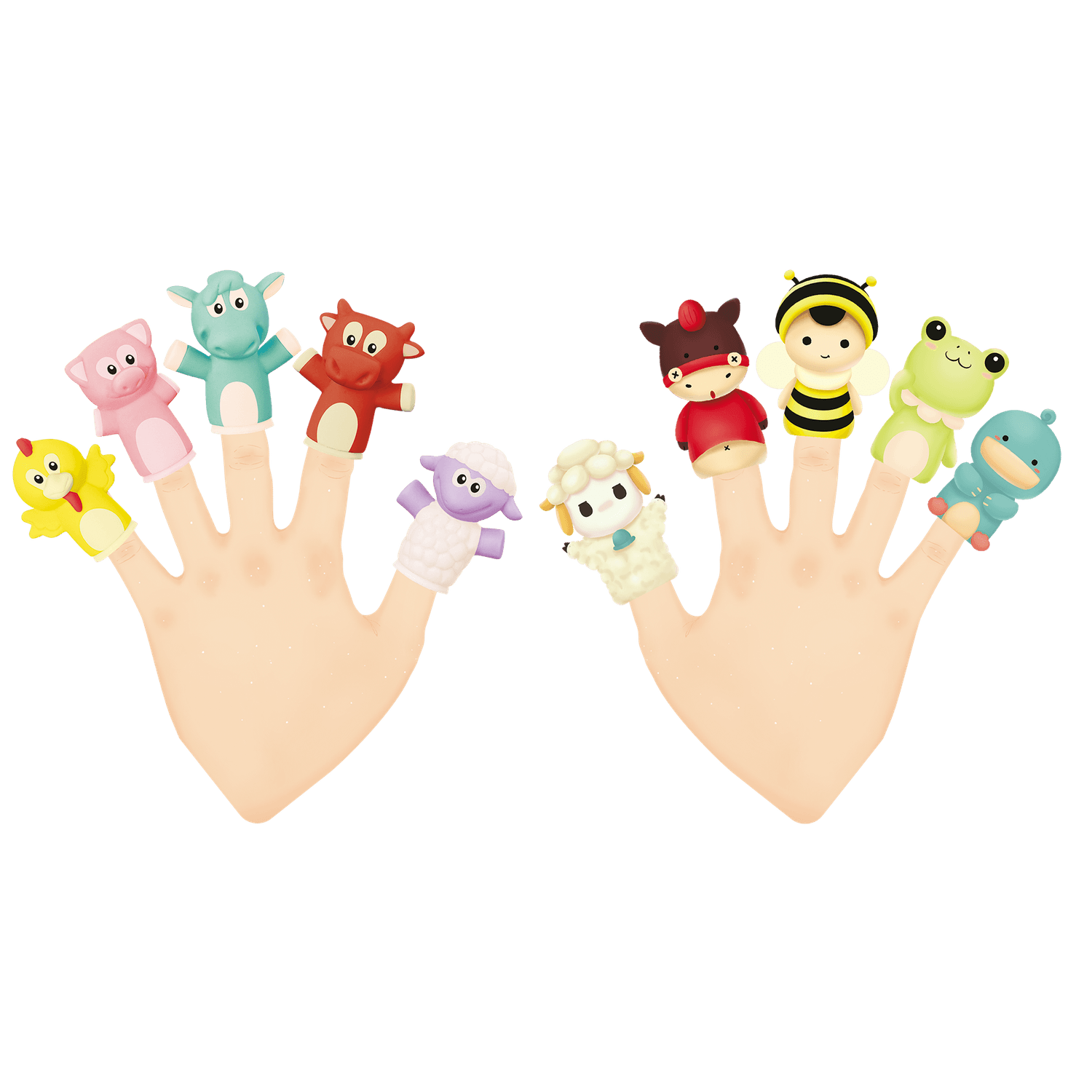 Marionette - finger puppets - BABY SMILE