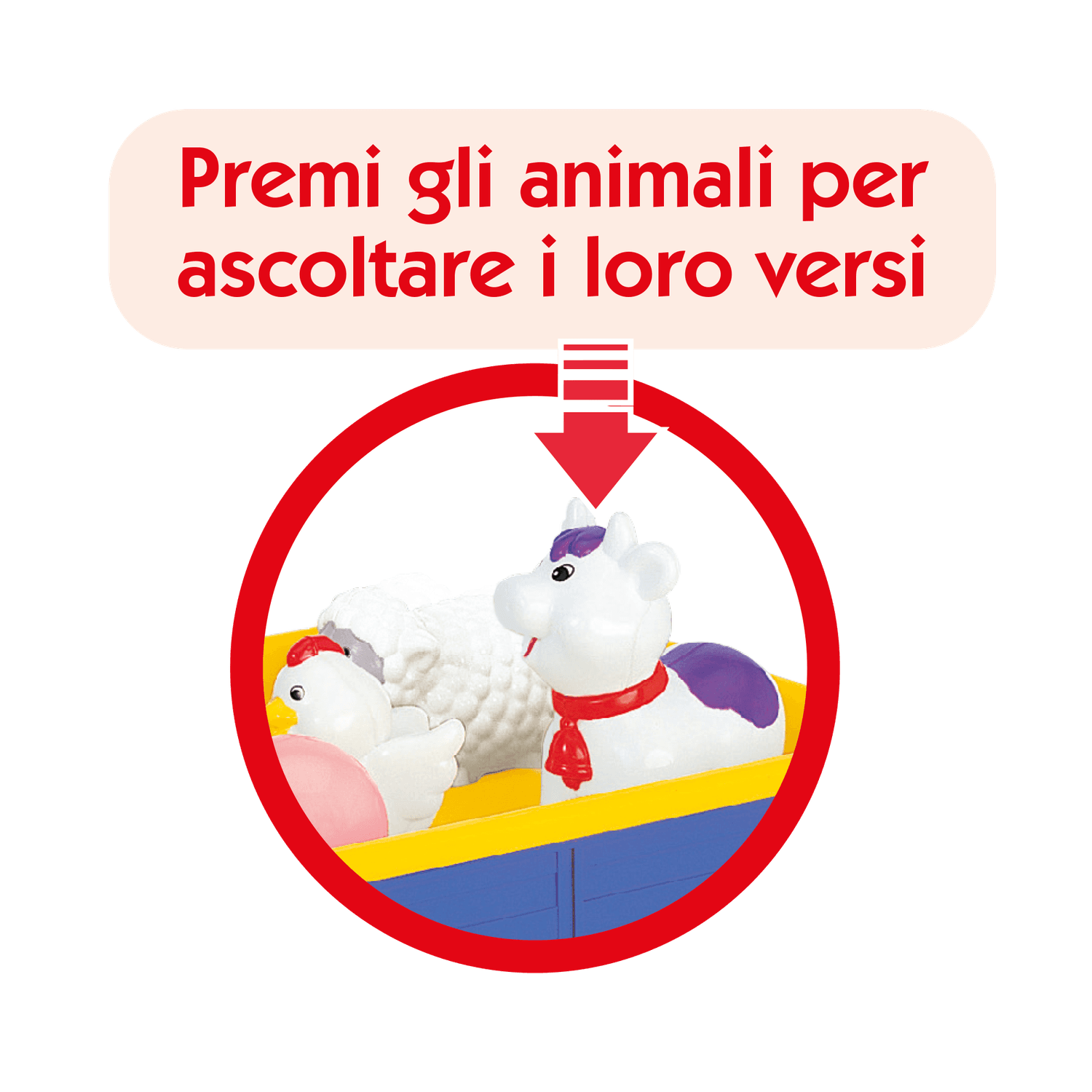 Trattore con animali - farm tractor - BABY SMILE