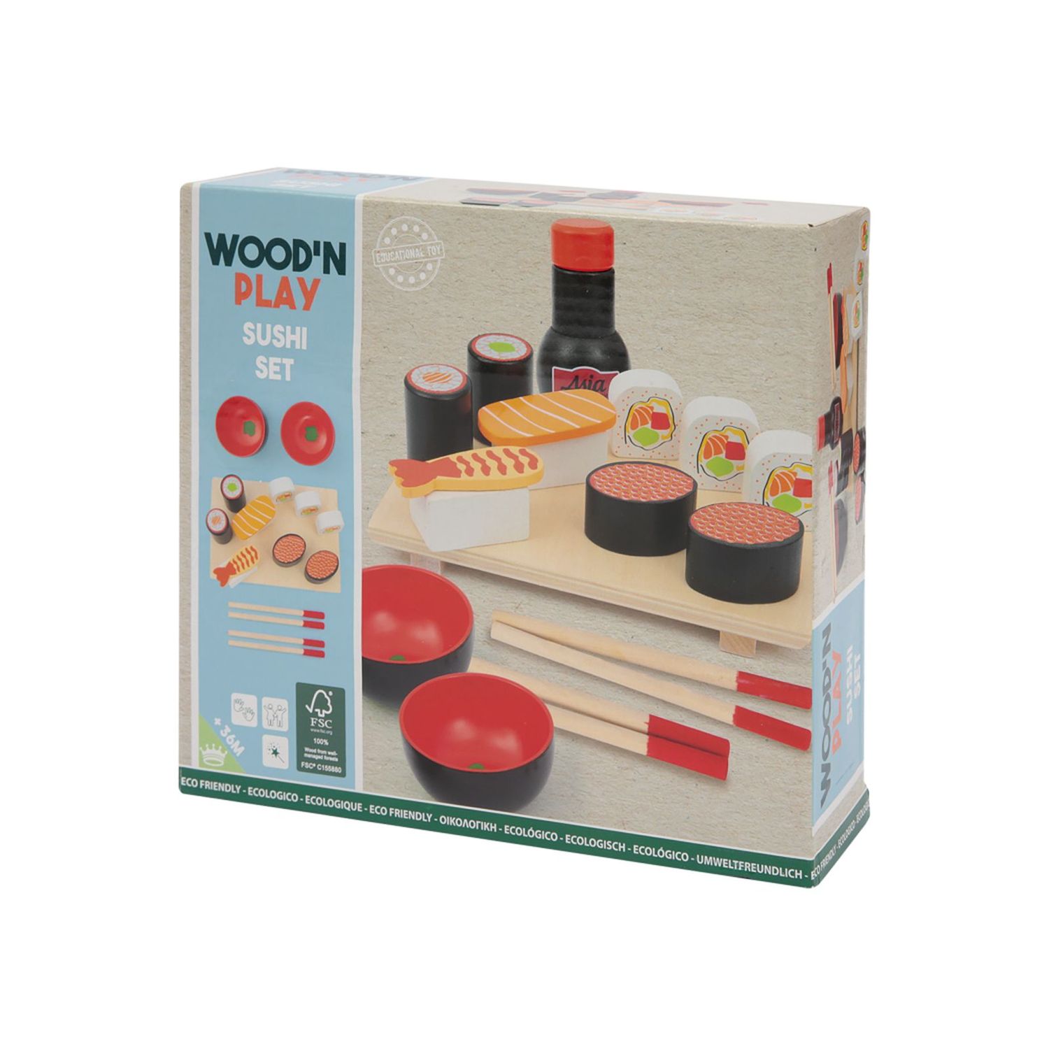 Sushi set - WOOD 'N' PLAY