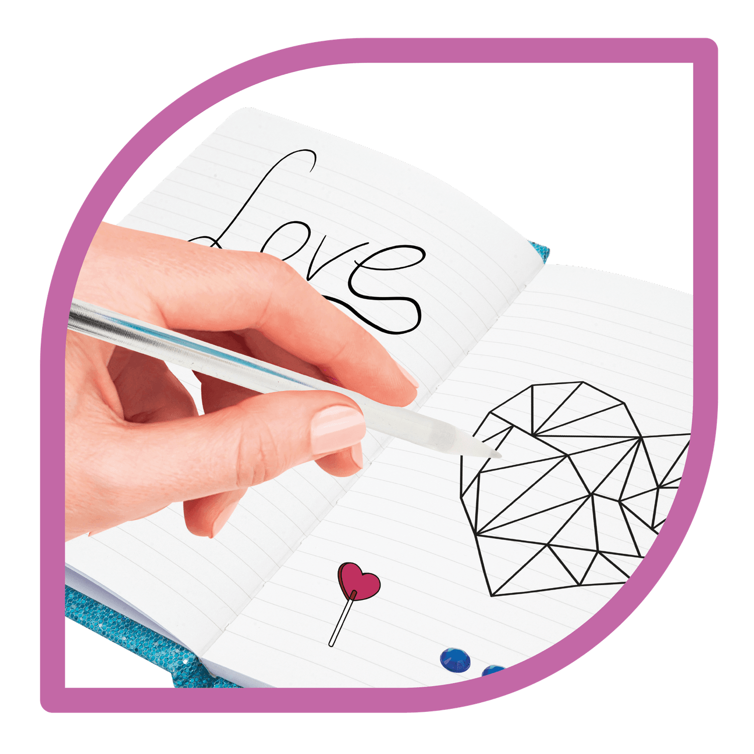 Diario scintillante - CREA MANIA