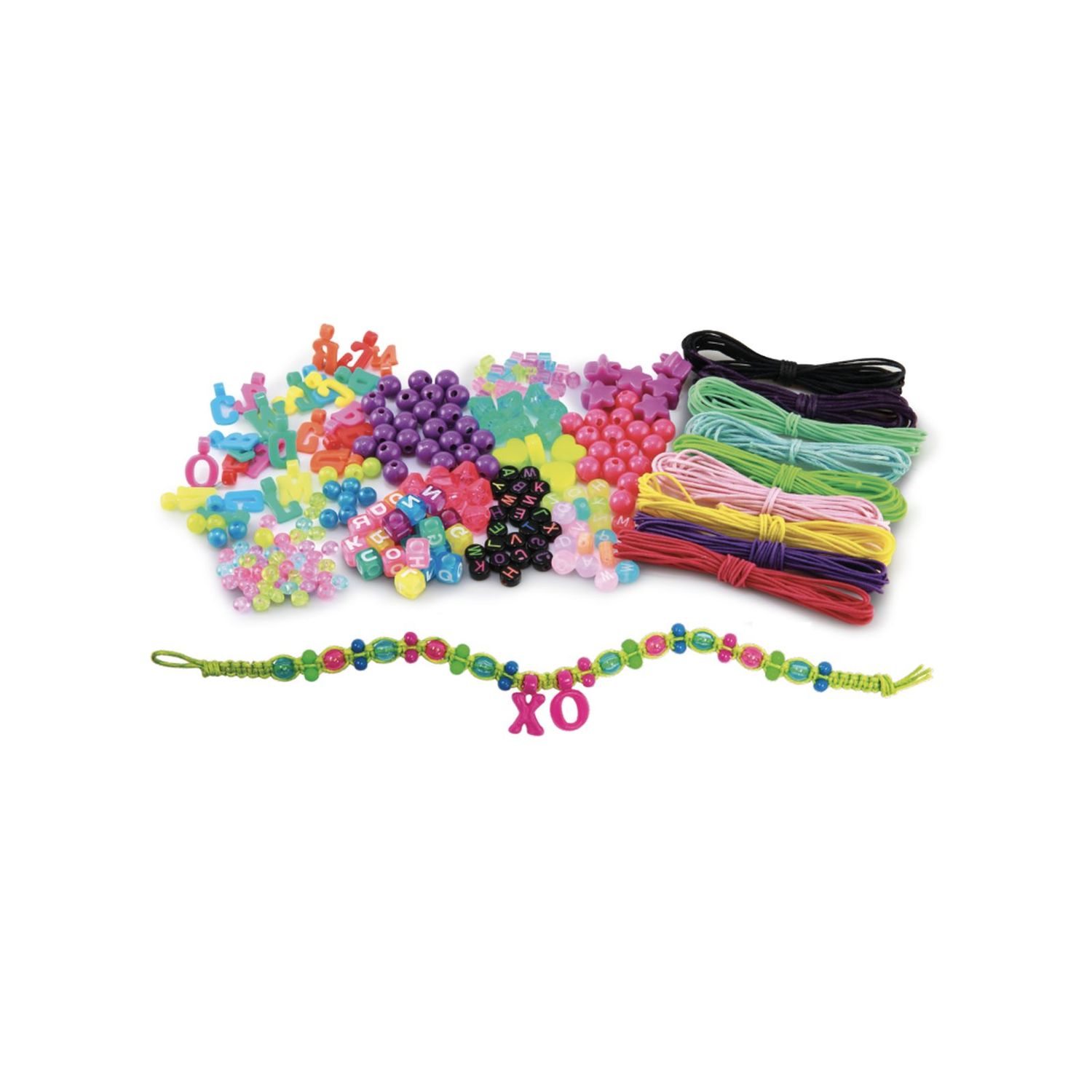 Perline abc - crea braccialetti con lettere dell'alfabeto - CREA MANIA