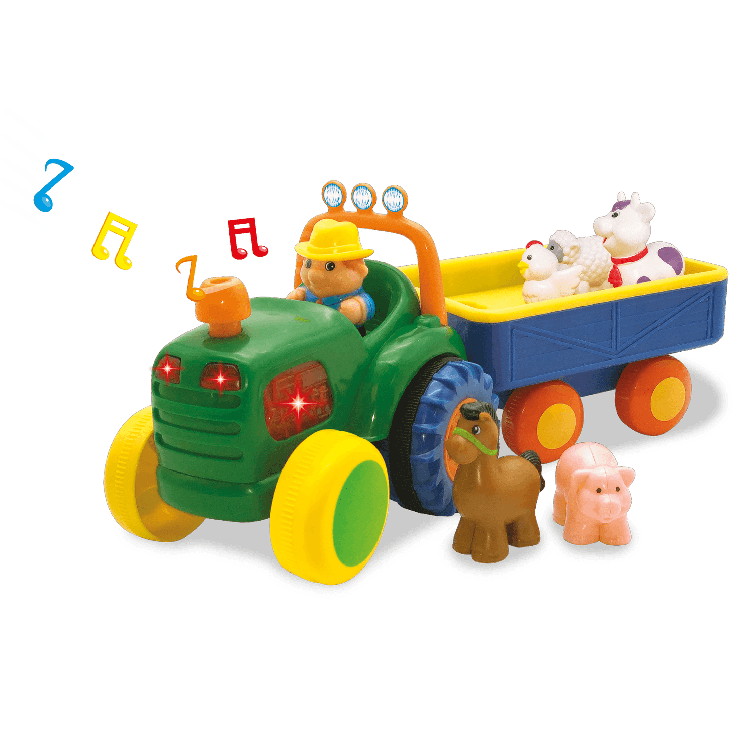 Trattore con animali - farm tractor - BABY SMILE