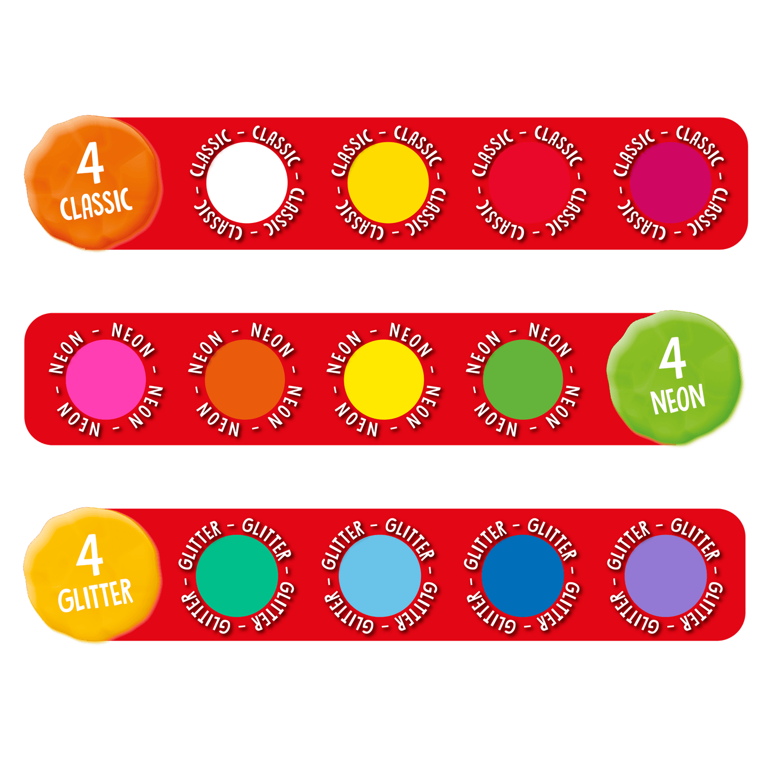 Pasta da modellare arcobaleno - CREA MANIA