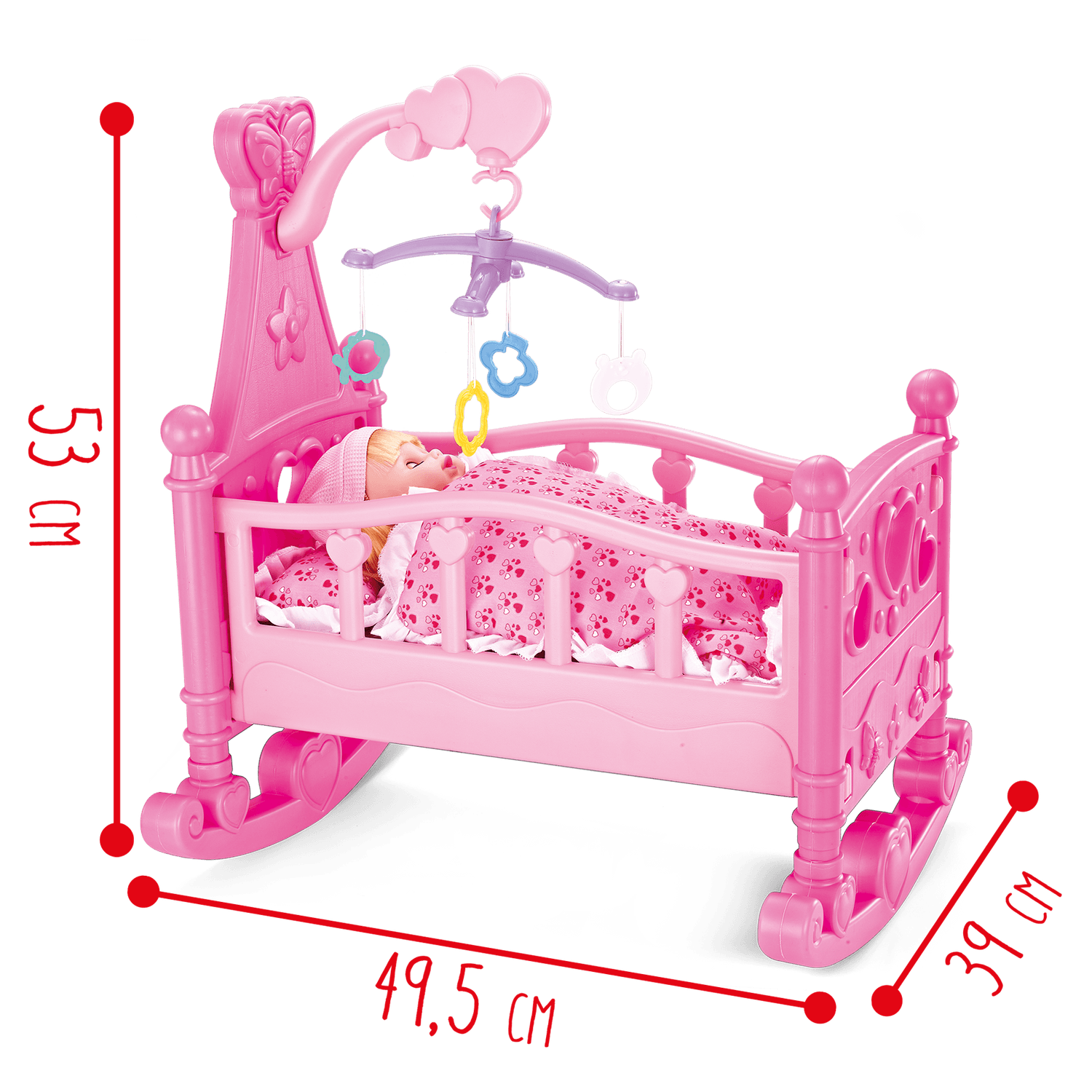 Lettino per bambola - LOVE BEBÈ