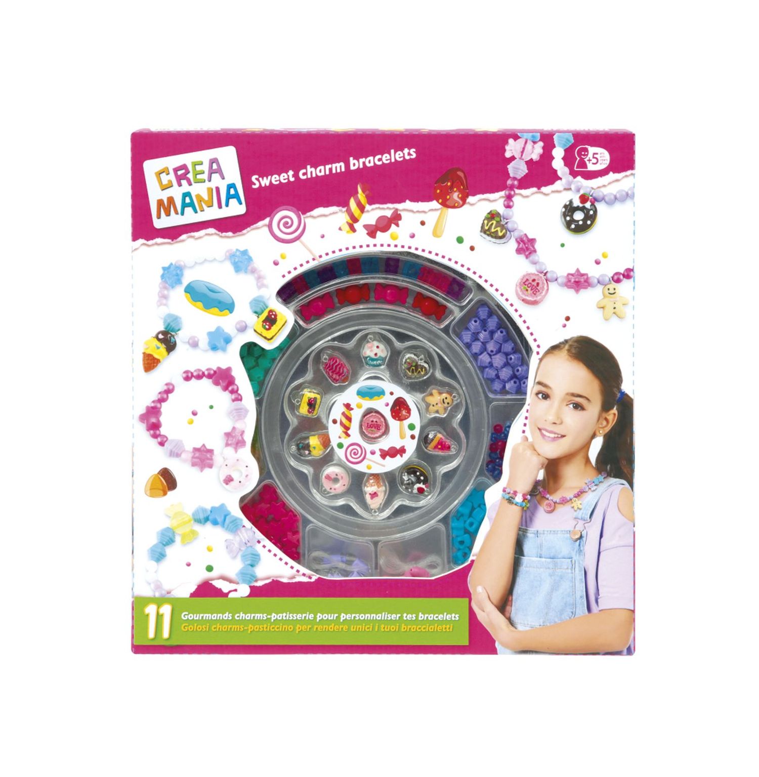 Sweet charm bracelets - crea braccialetti pasticcino - CREA MANIA