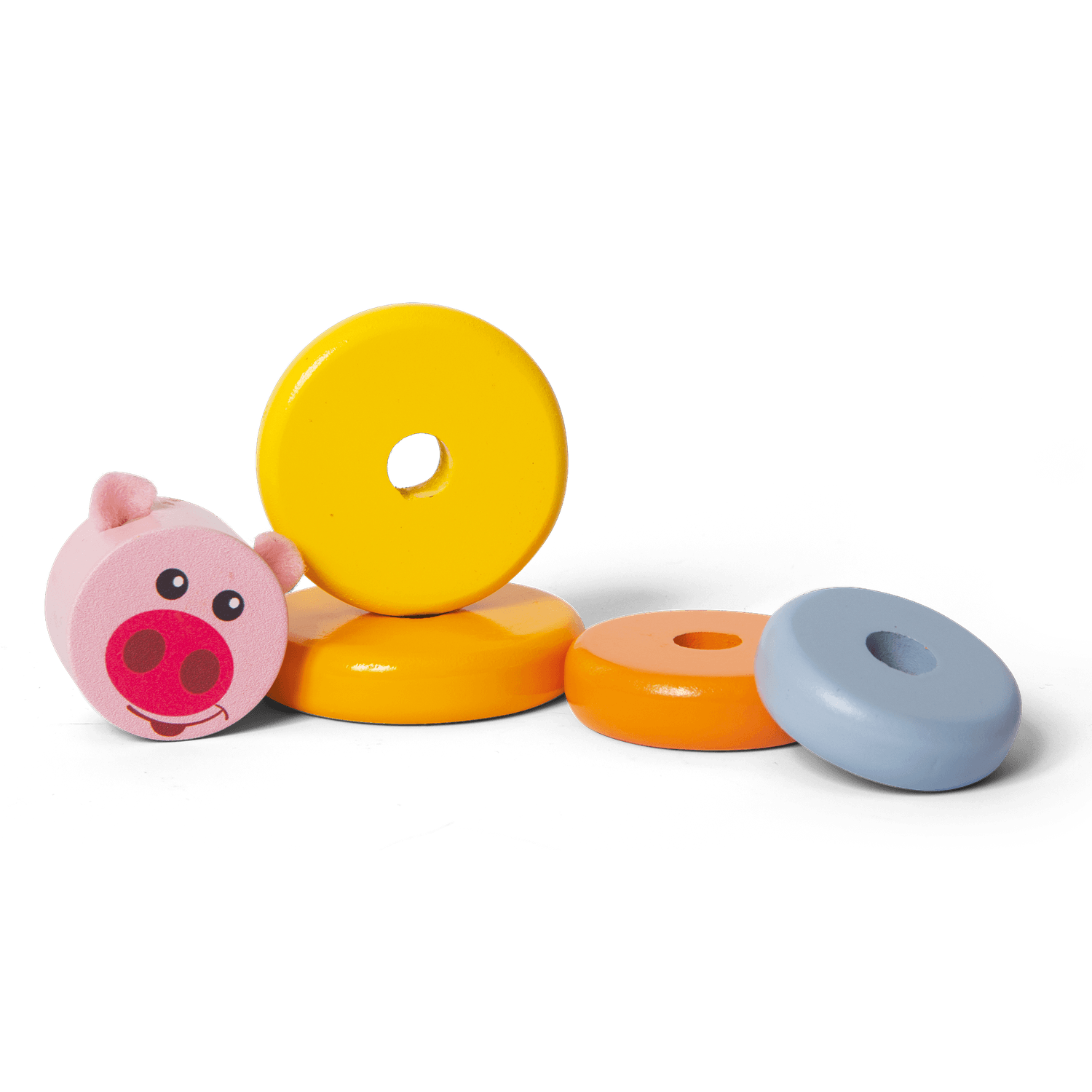 Camion con animali da impilare - WOOD 'N' PLAY