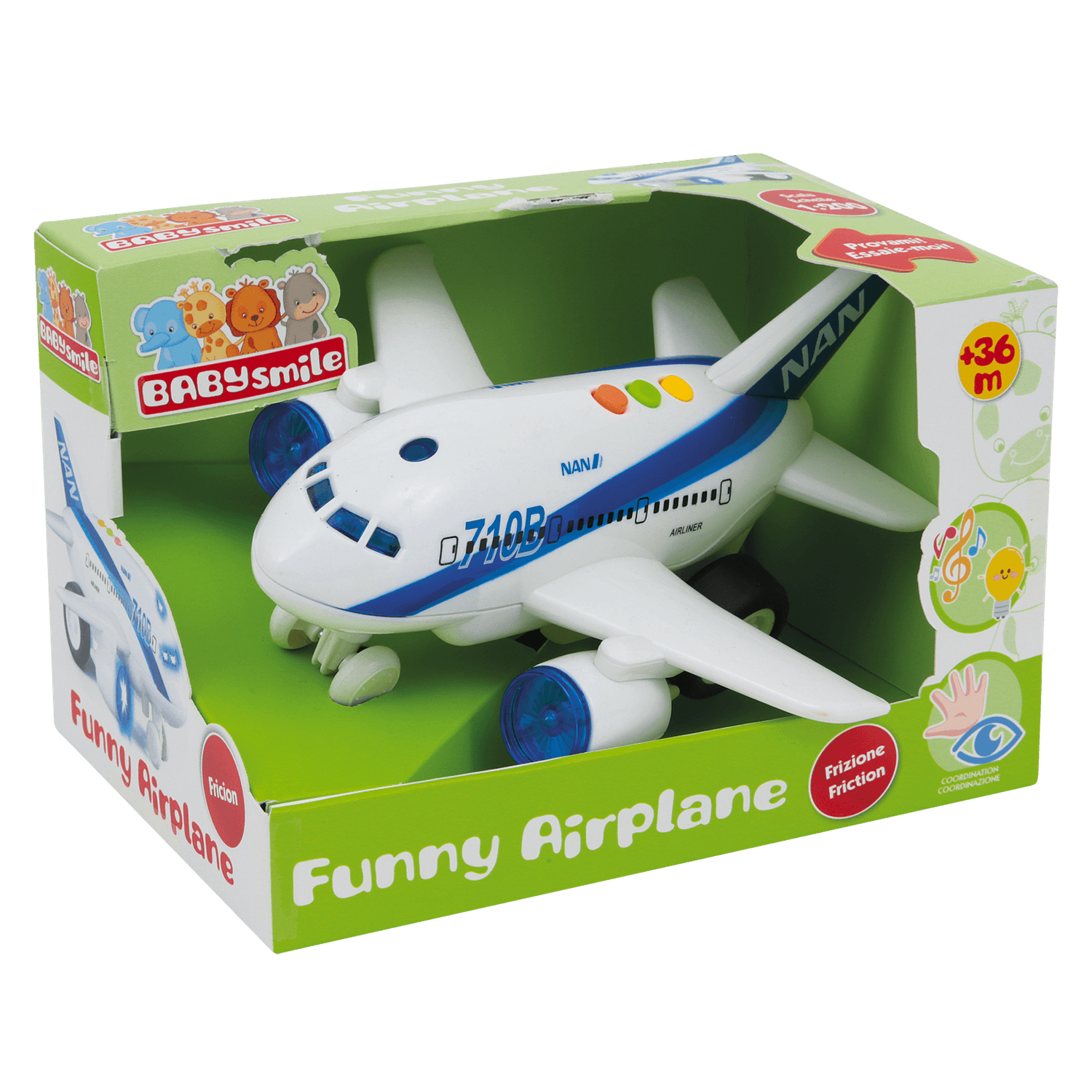 Aereo con luci e suoni - BABY SMILE