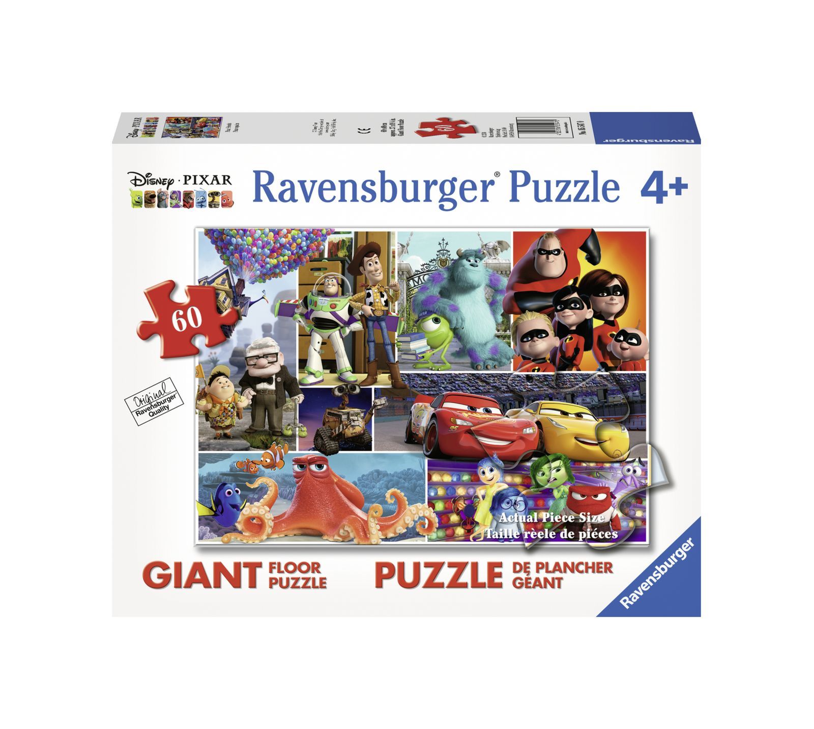 Ravensburger puzzle 60 pezzi giant - disney pixar - Lightyear, RAVENSBURGER, Cars, Disney
