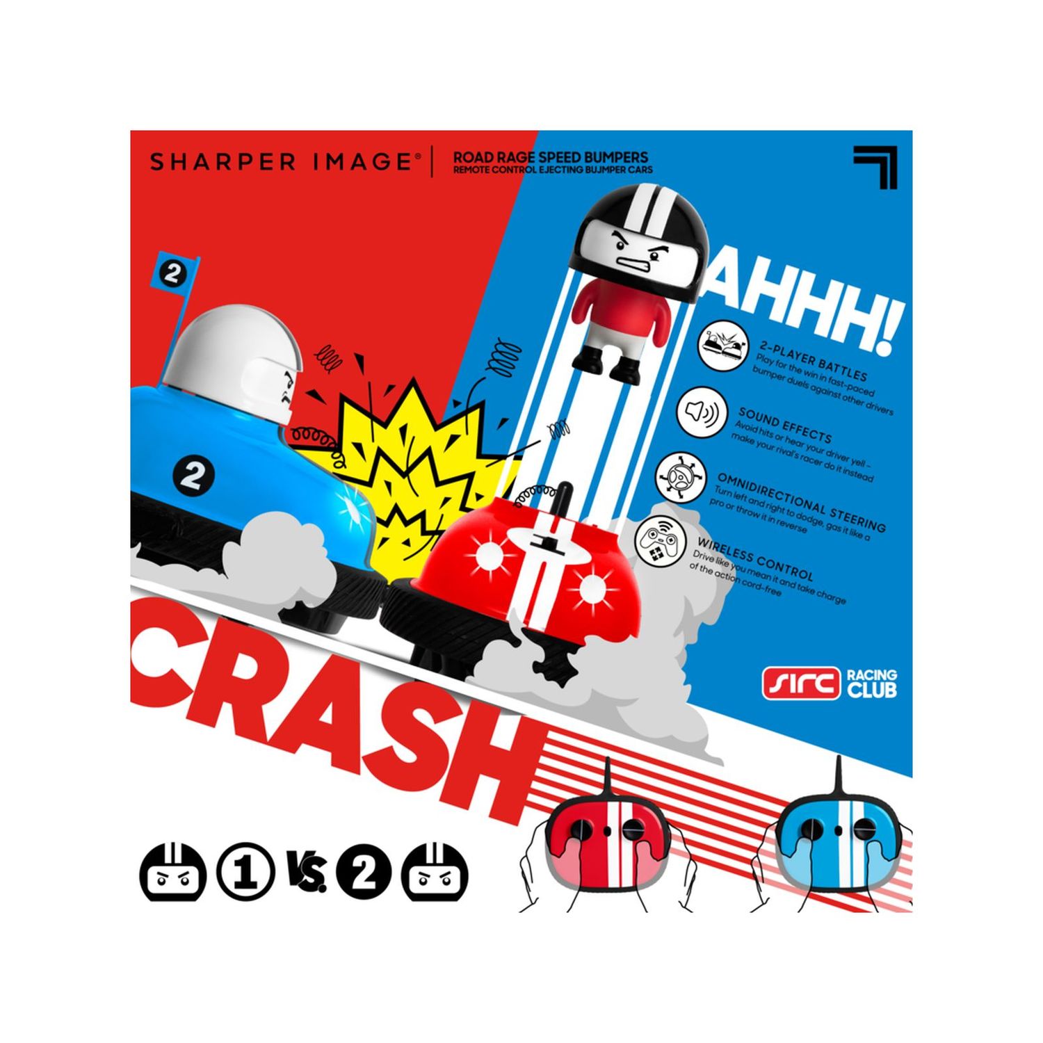 Sharper image - pack con due macchine radiocomandate speed bumper - Sharper Image