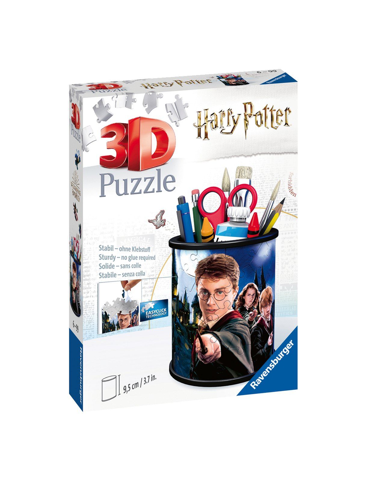 Ravensburger - 3d puzzle portapenne harry potter, 54 pezzi, 6+ anni - Harry Potter, RAVENSBURGER, RAVENSBURGER 3D PUZZLE
