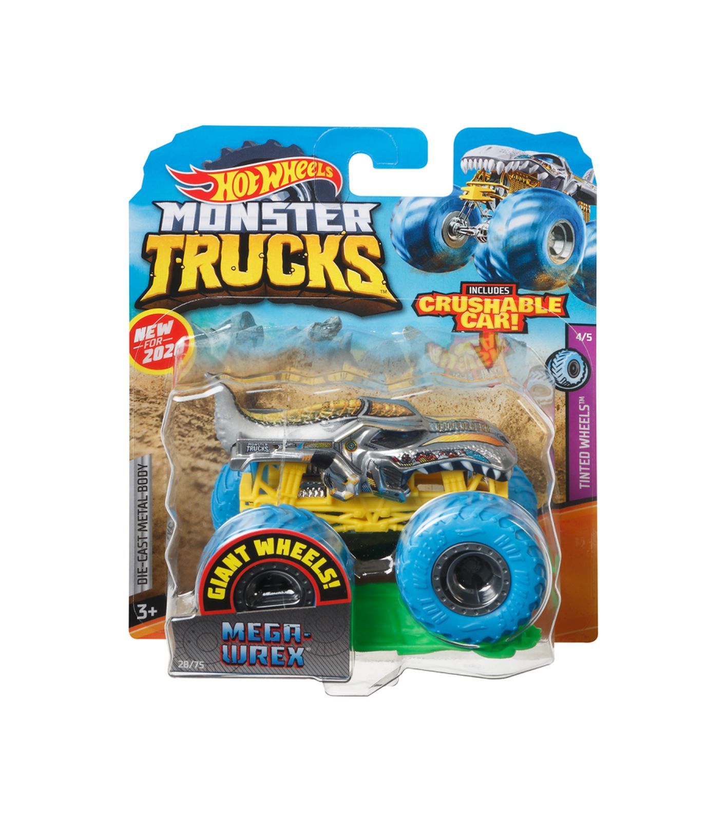 Hot wheels – monster truck macchinina assortita in scala 1:64, veicolo assortito, 4+anni - Hot Wheels