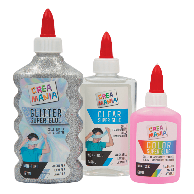 Slime kit - argento/rosa - CREA MANIA