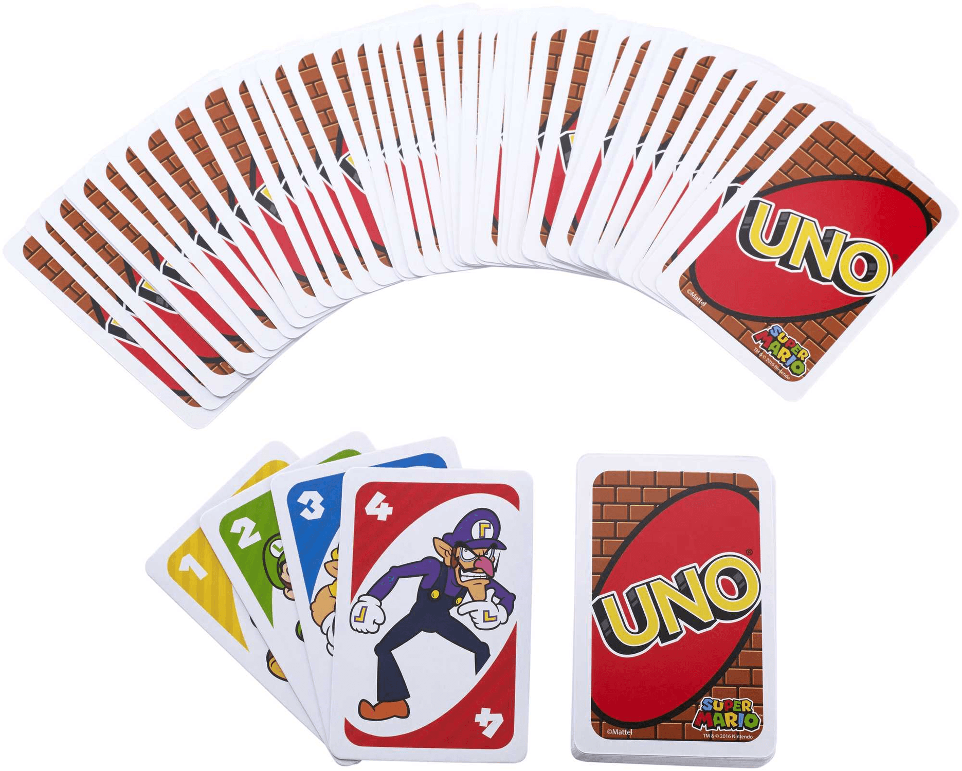 Mattel games-uno gioco di carte versione super mario bros, 7+ anni - MATTEL GAMES, Super Mario, UNO