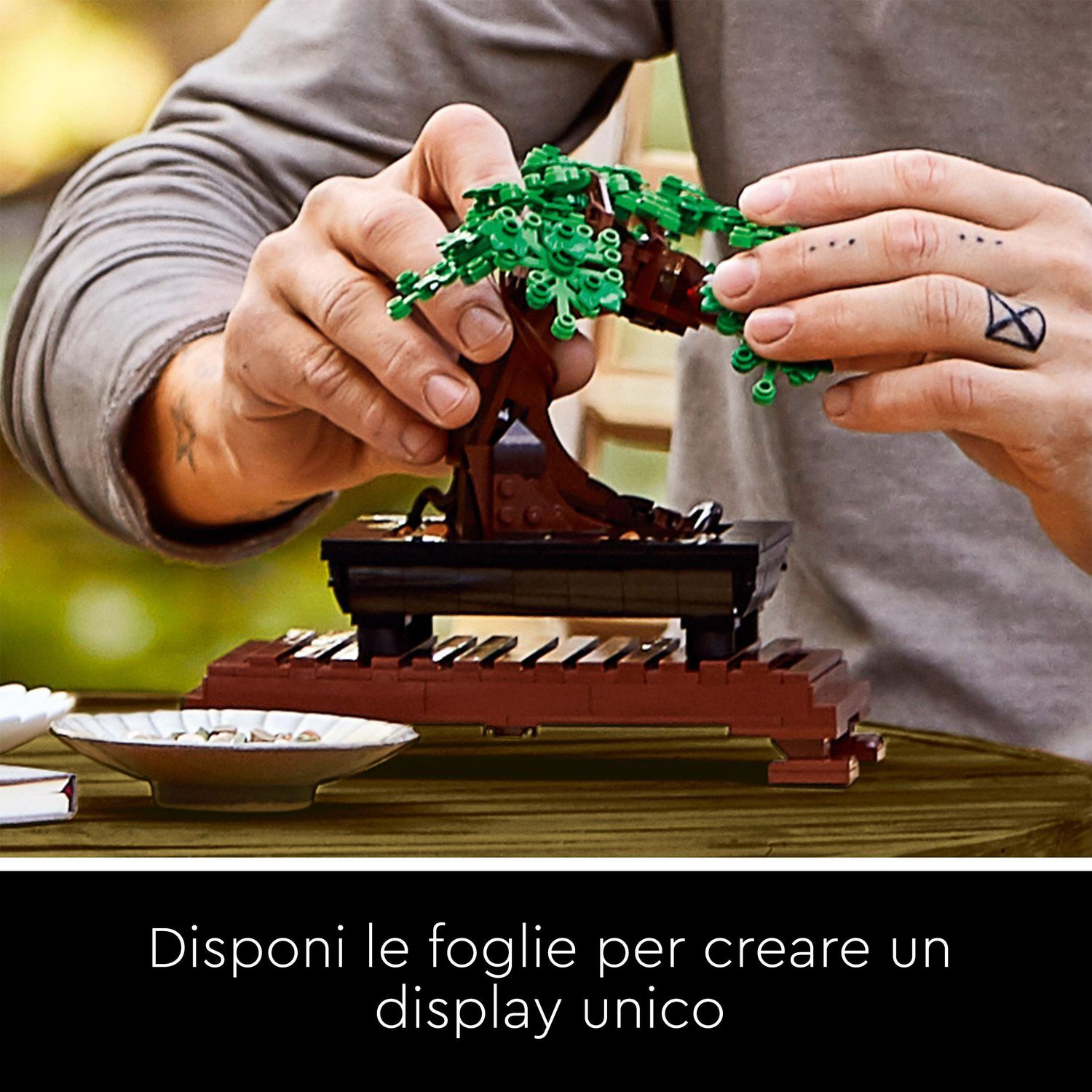 Lego albero bonsai - 10281 - set di costruzione, decorazione piante artificiali, regalo unico - LEGO ICONS BOTANICAL, Lego, LEGO ICONS
