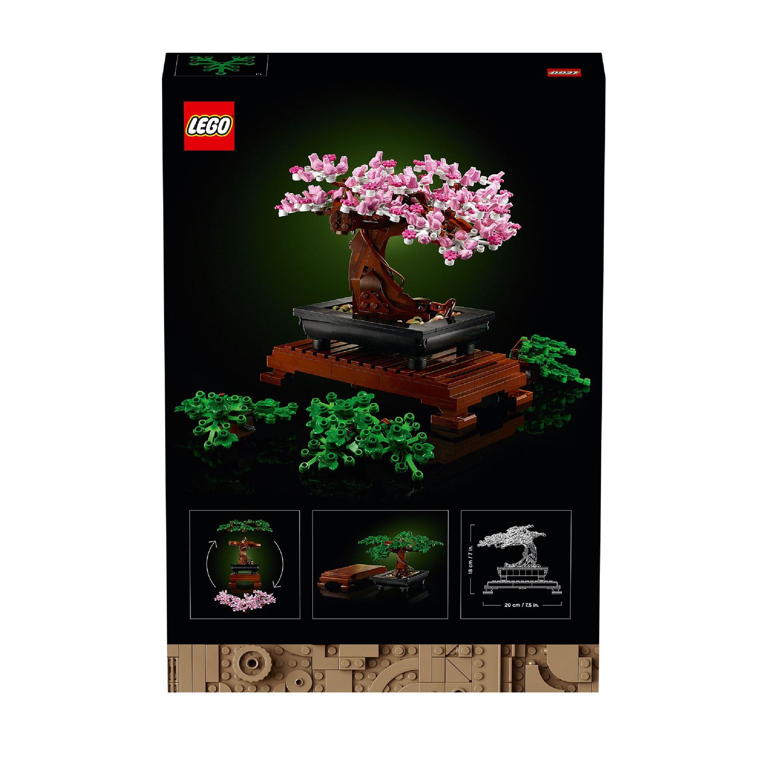 Lego albero bonsai - 10281 - set di costruzione, decorazione piante artificiali, regalo unico - LEGO ICONS BOTANICAL, Lego, LEGO ICONS