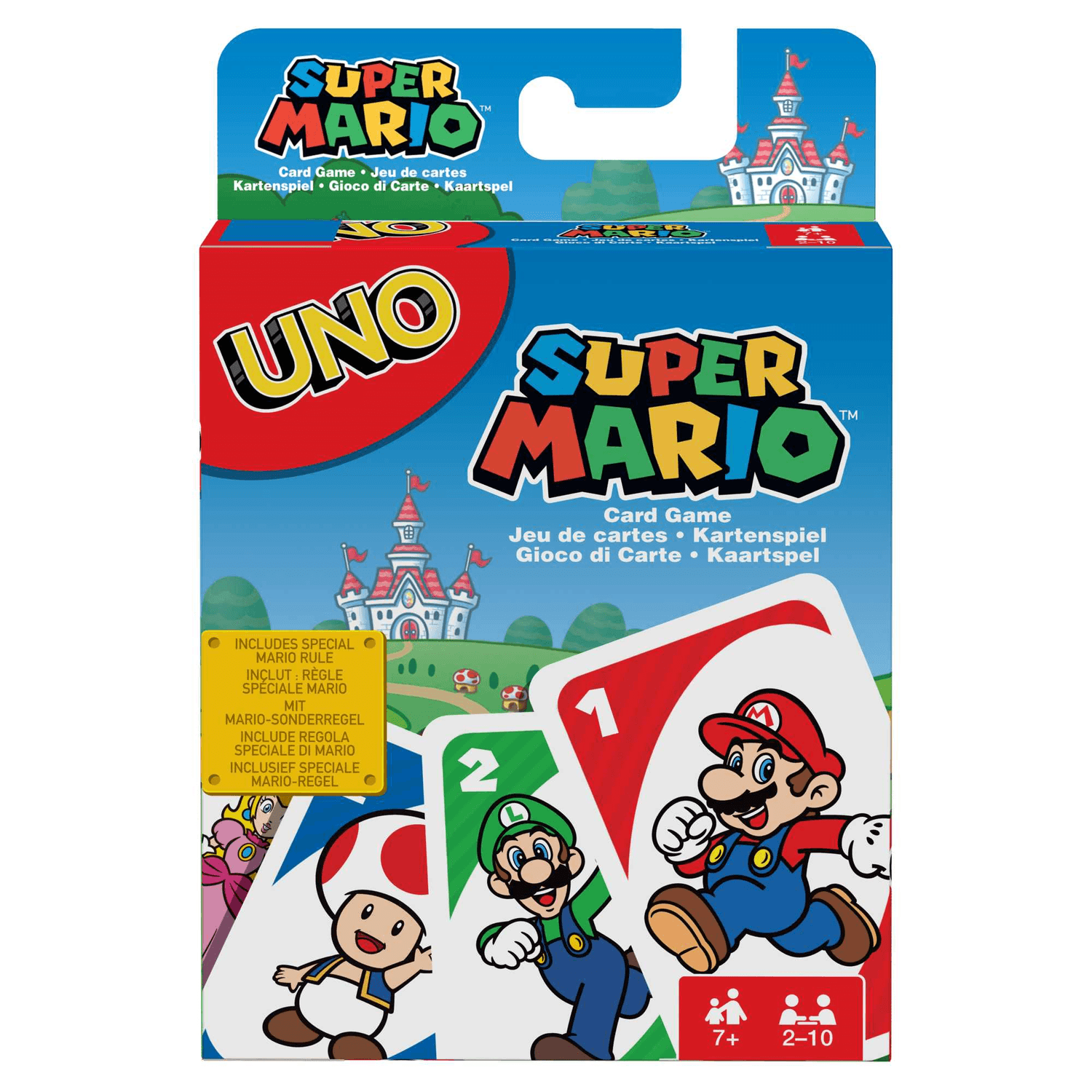 Mattel games-uno gioco di carte versione super mario bros, 7+ anni - MATTEL GAMES, Super Mario, UNO